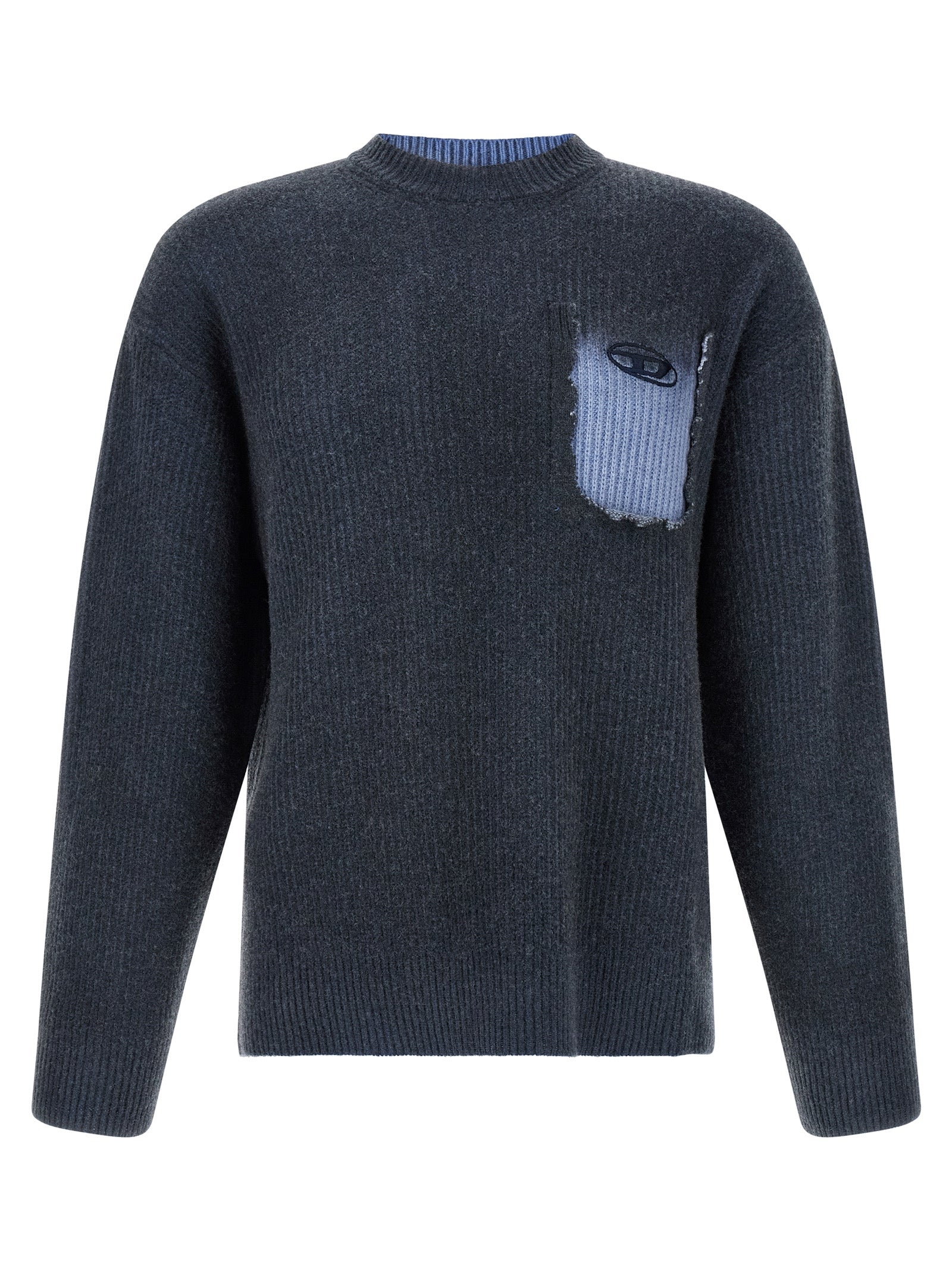 Diesel Blue Wool Cardigan - Elevate Your Luxe Wardrobe