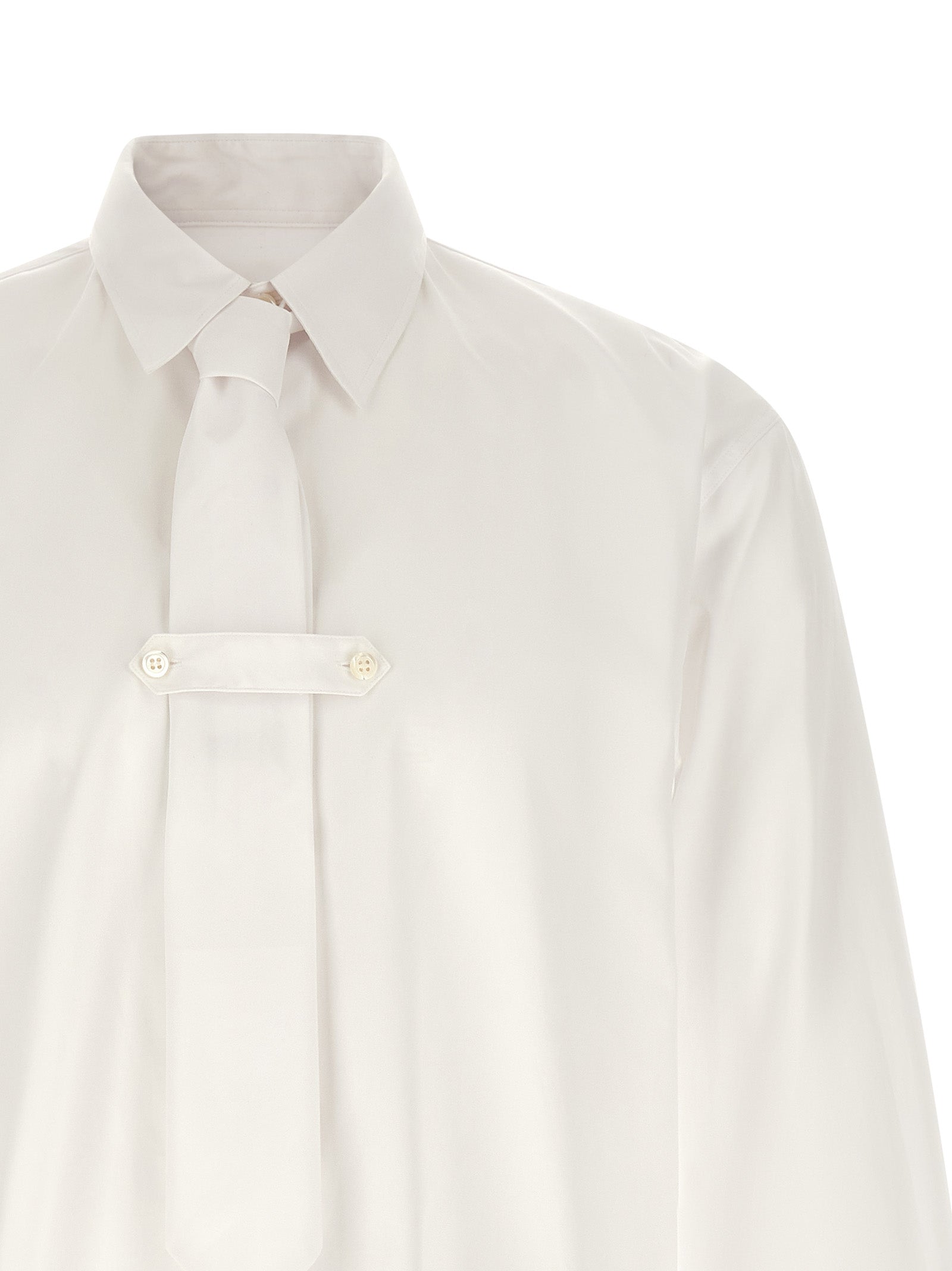Dries Van Noten White Cotton Blouse - Elevate Your Wardrobe