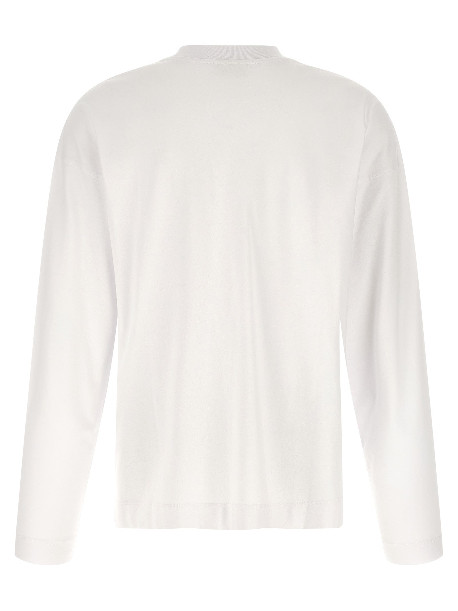 Dries Van Noten White Cotton T-Shirt - Elevate Everyday Elegance