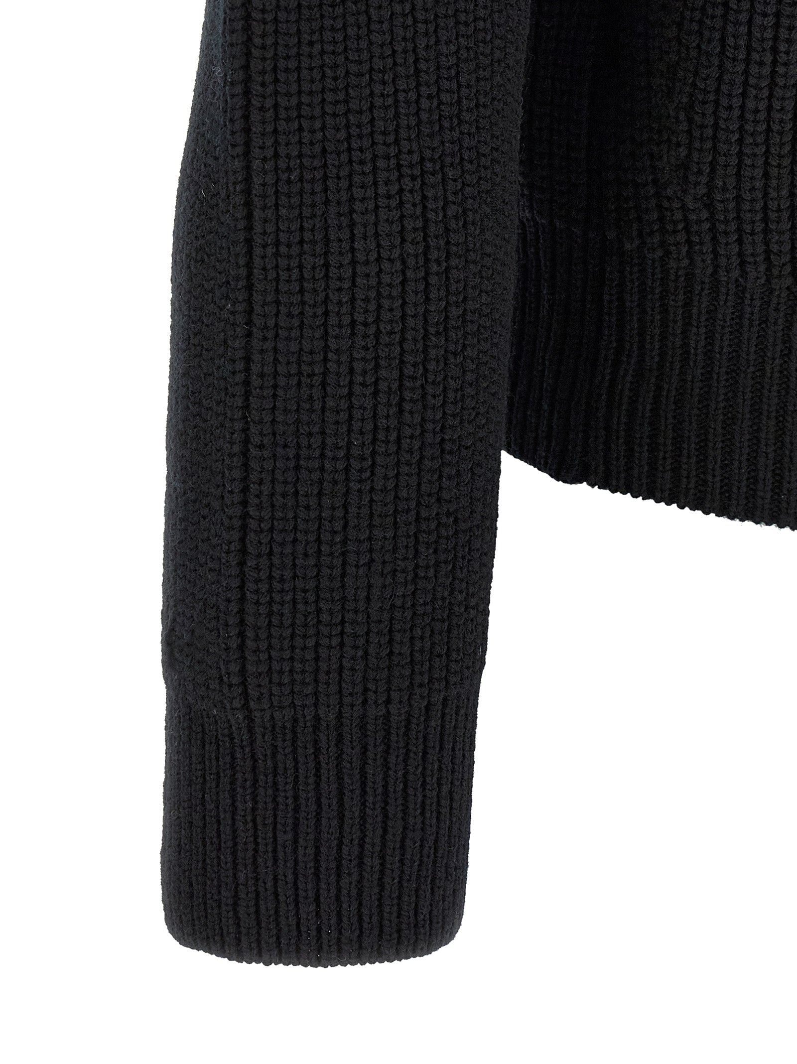 Dries Van Noten Blue Wool Cardigan - Timeless Luxury Elegance
