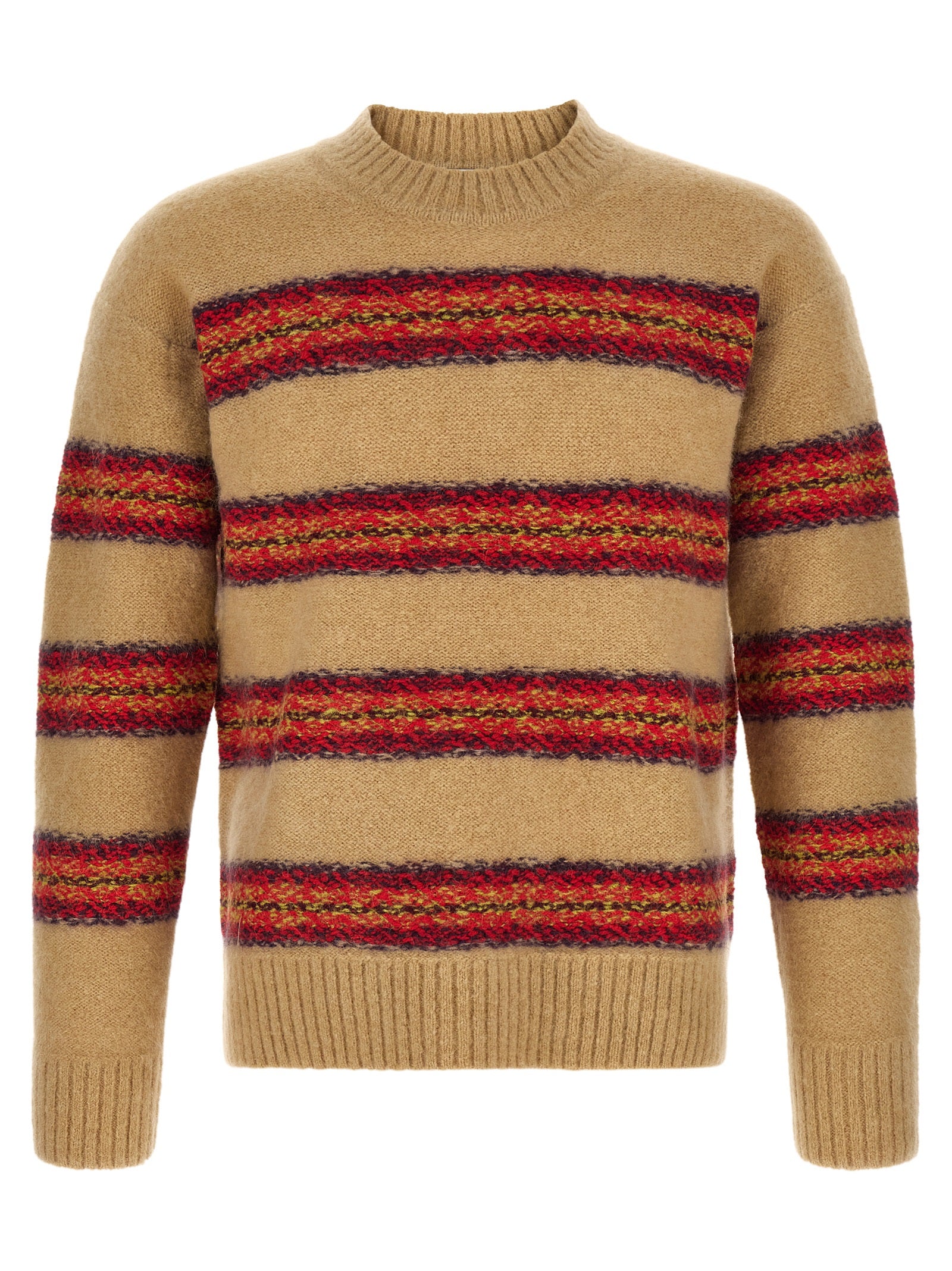 Dries Van Noten Beige Wool Cardigan - Timeless Luxury Redefined