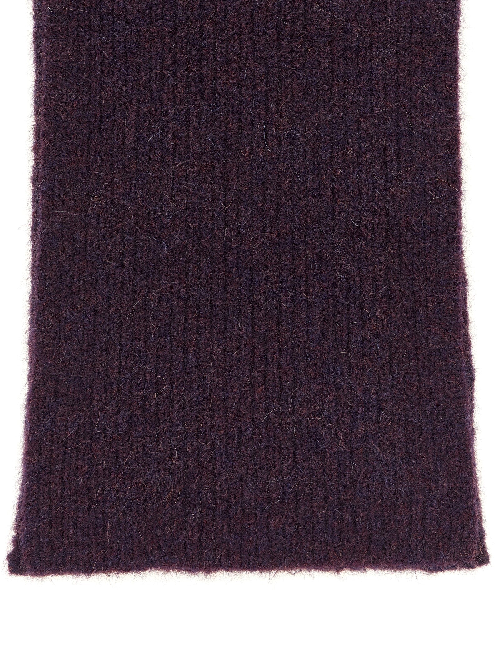 Dries Van Noten Purple Wool Foulard