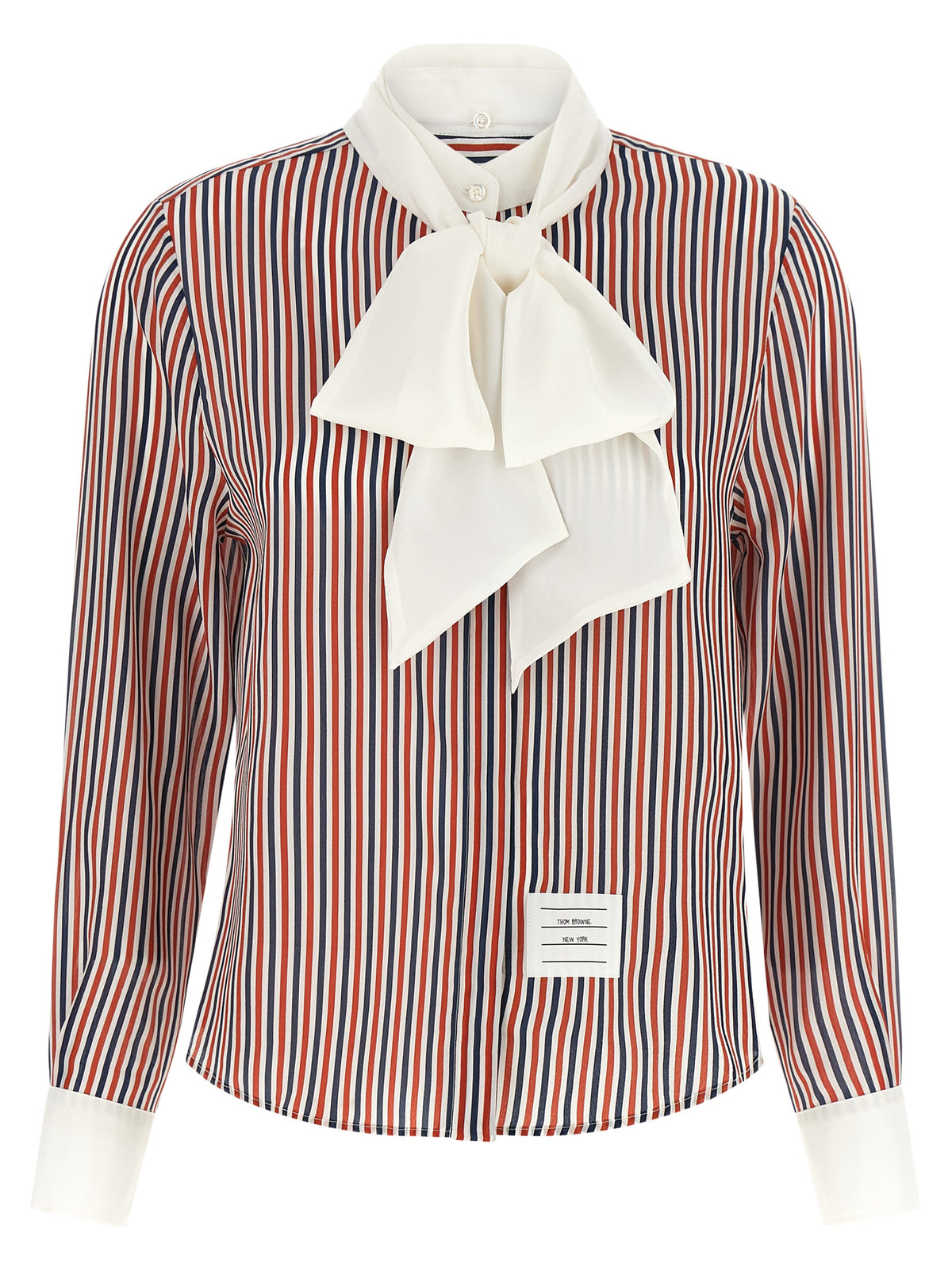 Thom Browne Multicolor Silk Blouse - Exquisite Haute Couture Elegance