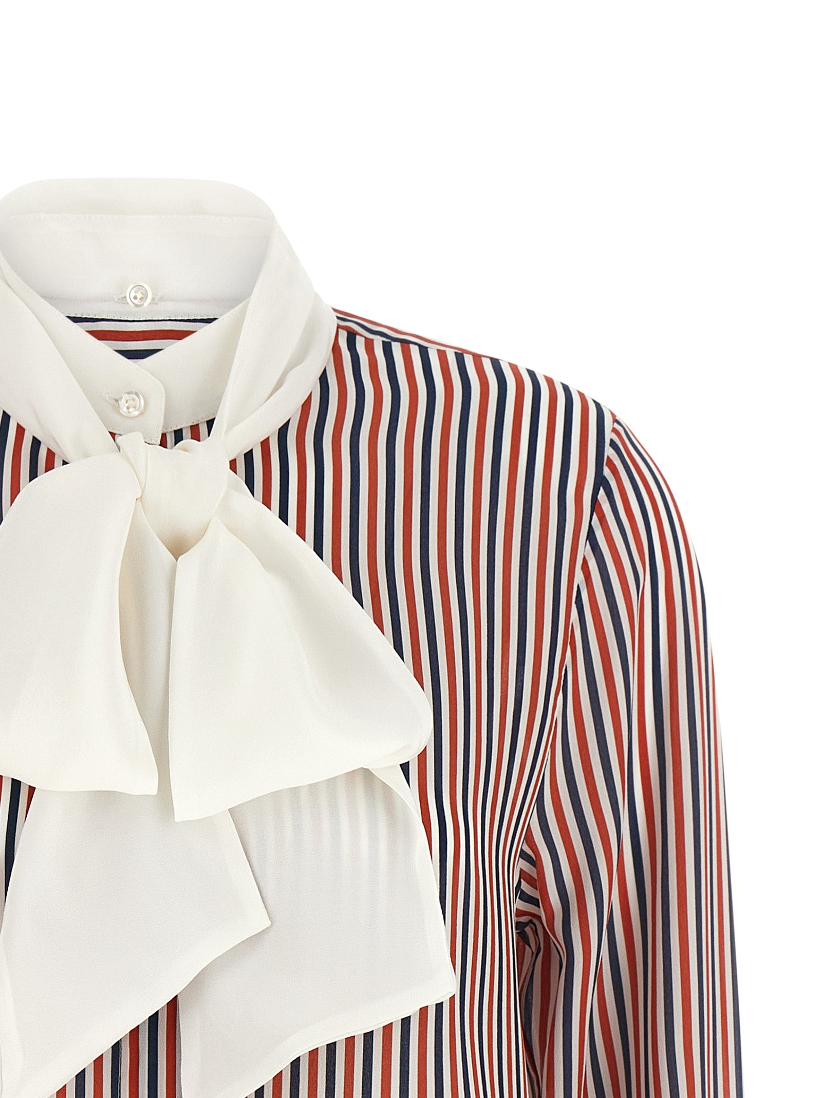 Thom Browne Multicolor Silk Blouse - Exquisite Haute Couture Elegance