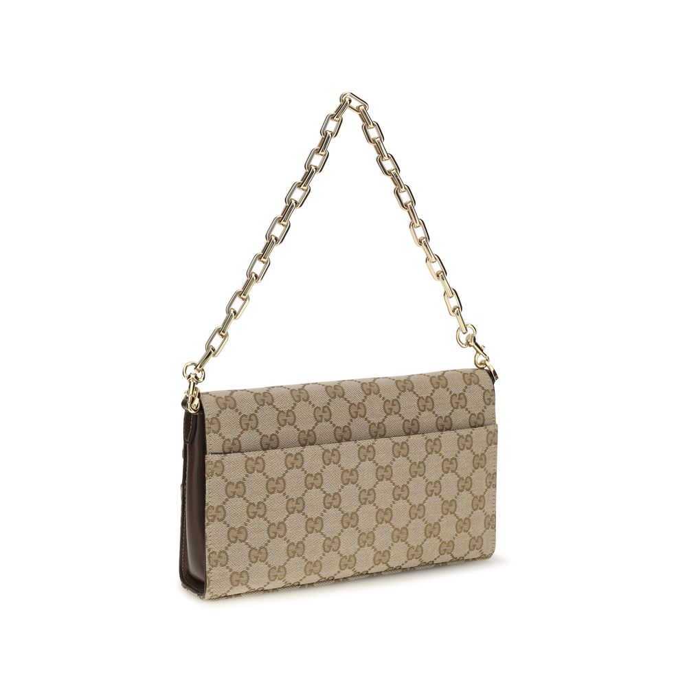Gucci Horsebit Ristretto Shoulder Bag - Timeless Luxury in Beige