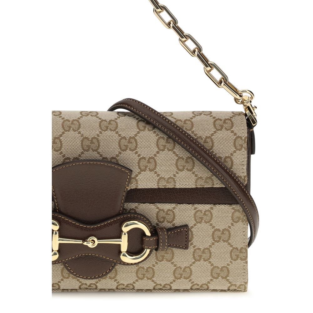 Gucci Horsebit Ristretto Shoulder Bag - Timeless Luxury in Beige