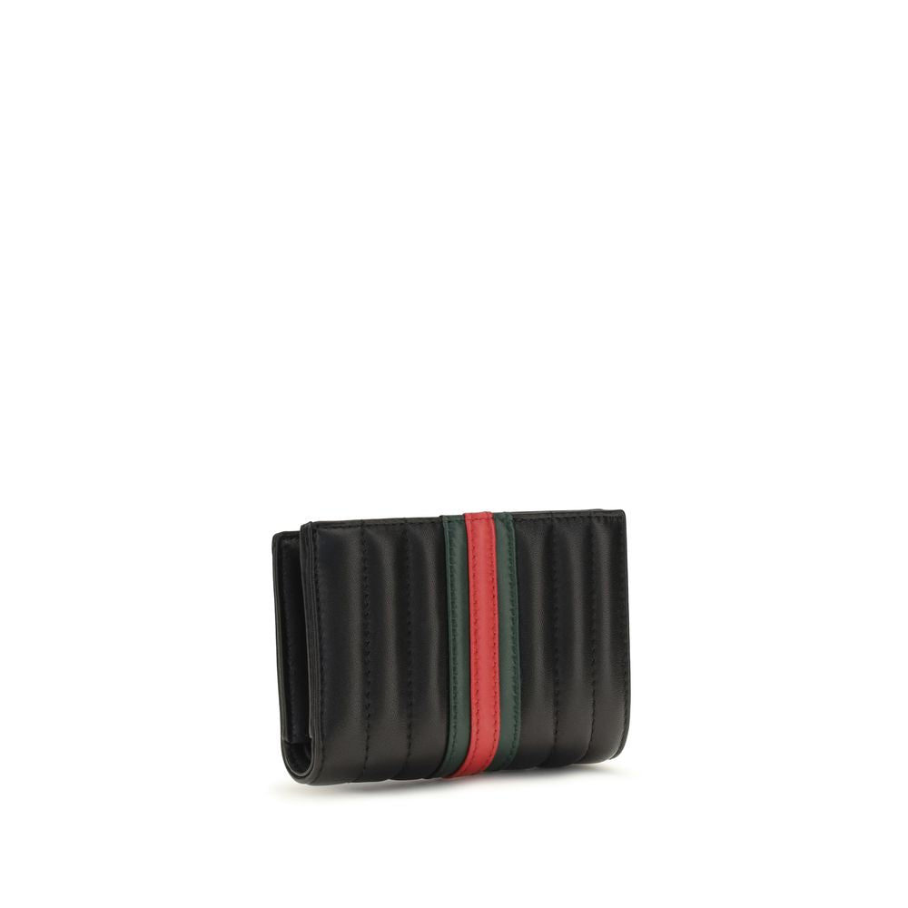 Gucci Black Calf Leather Bos Taurus Wallet