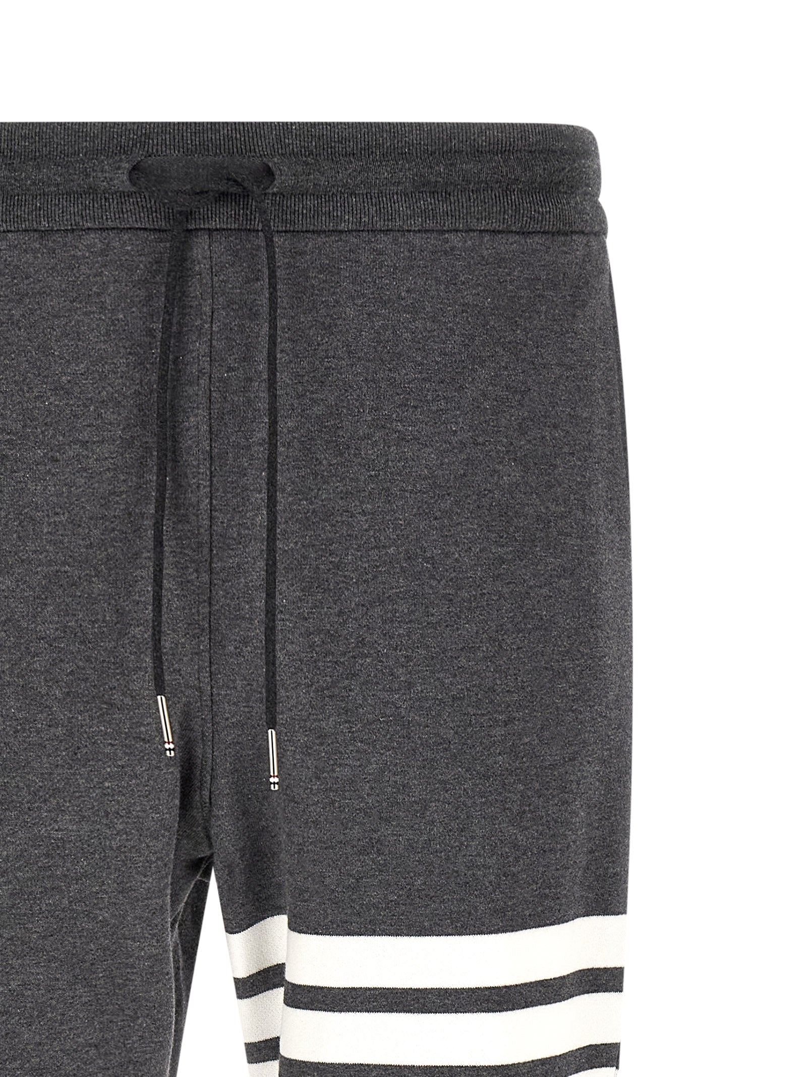 Thom Browne Gray Cotton Joggers (Workout Pants)