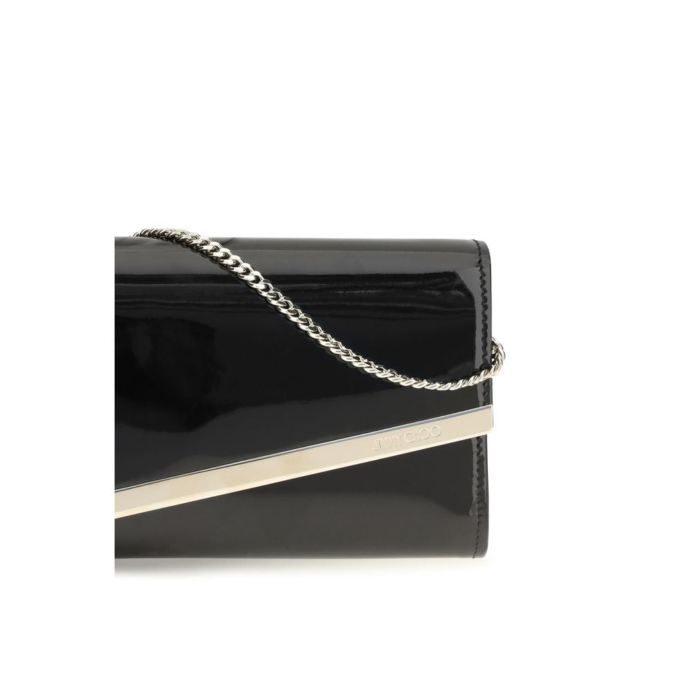 Discover the exquisite Jimmy Choo Black Calf Leather Bos Taurus Wallet, a masterpiece of Italian craftsmanship that embodies luxury and sophistication for the discerning individual.