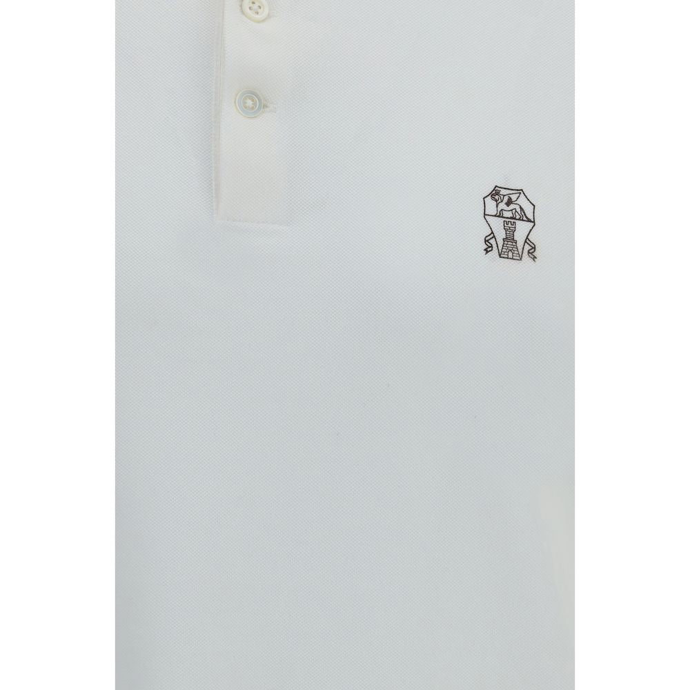 Discover the Brunello Cucinelli White Cotton Polo Shirt, a masterpiece of refined simplicity and luxurious craftsmanship, perfect for those who appreciate timeless elegance.