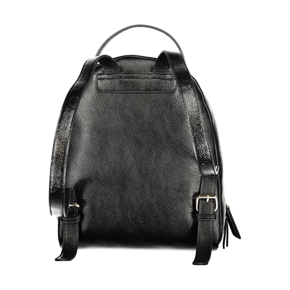 Discover the Twinset Black Polyethylene Backpack, a perfect blend of sophistication and practicality, designed for those who appreciate luxury in every detail.