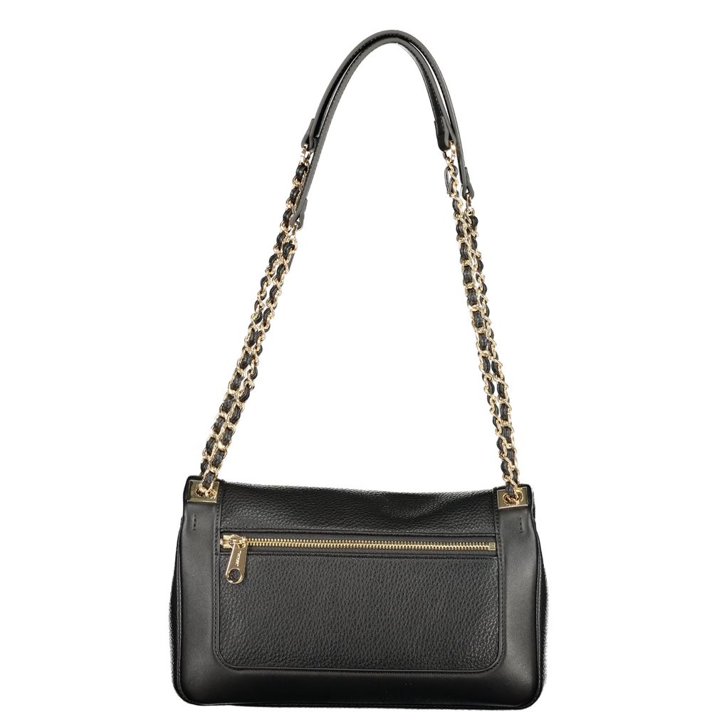 Discover the Twinset Black Polyethylene Handbag, a symbol of elegance with its exquisite design and contrasting details, perfect for the discerning individual.