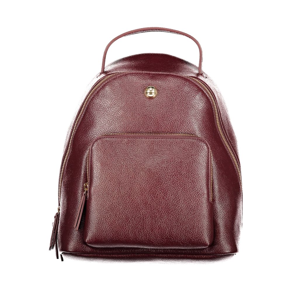 Elevate your style with the Twinset Red Polyethylene Backpack, a blend of luxurious design and functional elegance, perfect for the discerning individual.