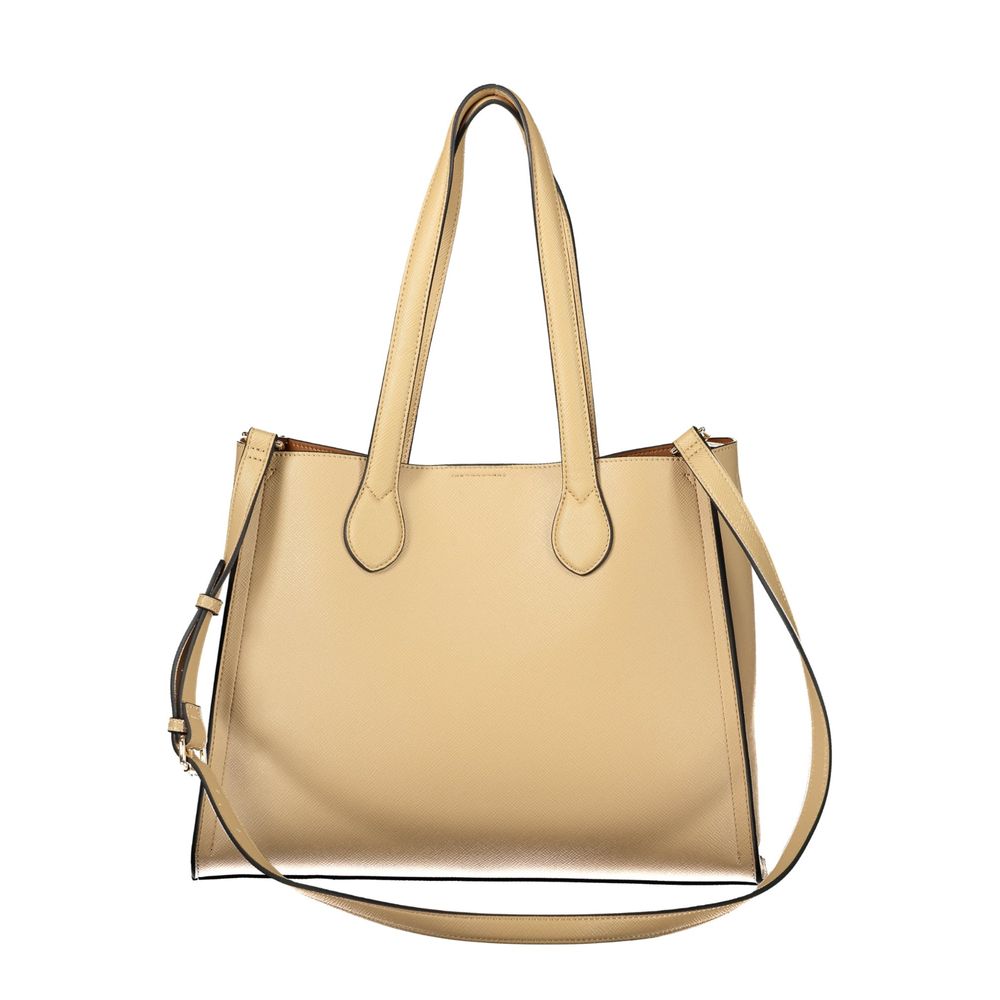 Elevate your style with the Twinset Beige Polyethylene Handbag, a perfect fusion of sophistication and practicality, designed for the discerning individual.