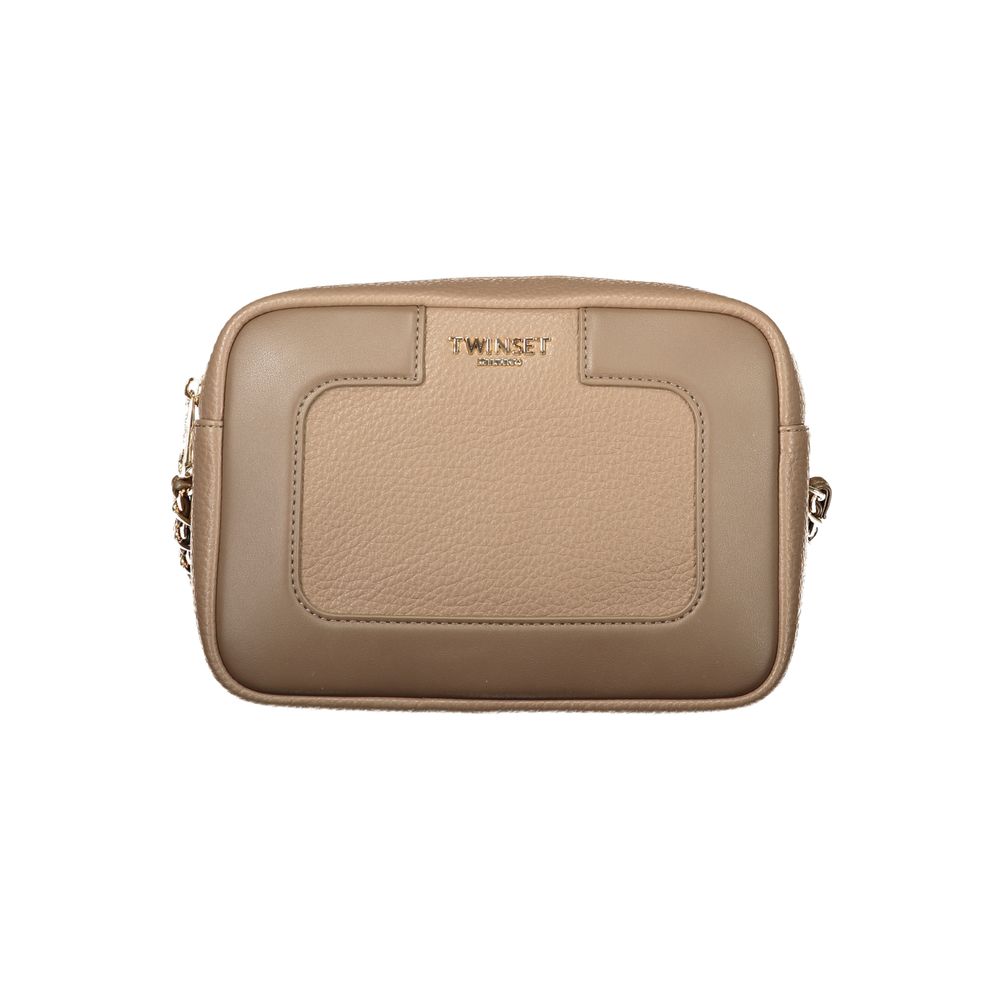 Elevate your elegance with the Twinset Brown Polyethylene Handbag, a masterpiece of design featuring exquisite details and timeless allure, perfect for discerning tastes.