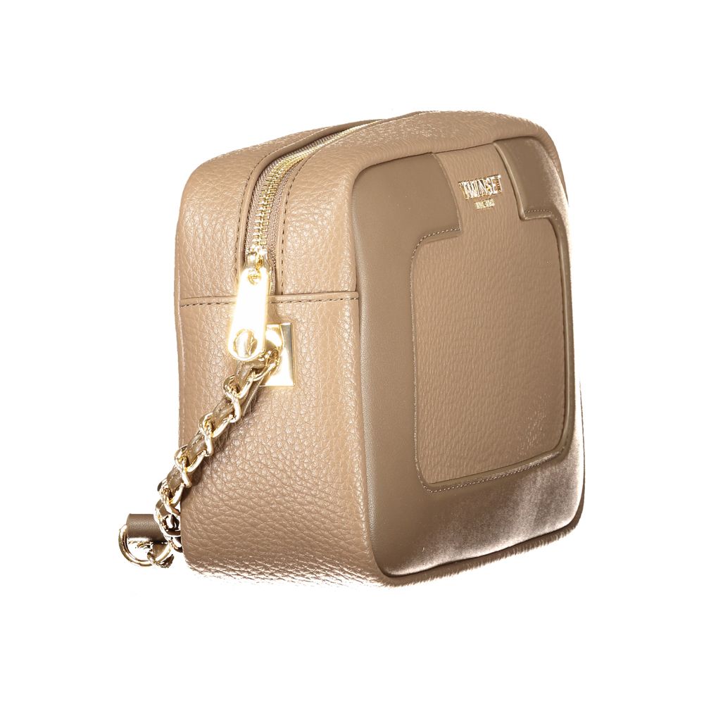 Discover the Twinset Brown Polyethylene Handbag, a masterpiece of exquisite design and luxurious details, perfect for those who embrace elegance and sophistication.