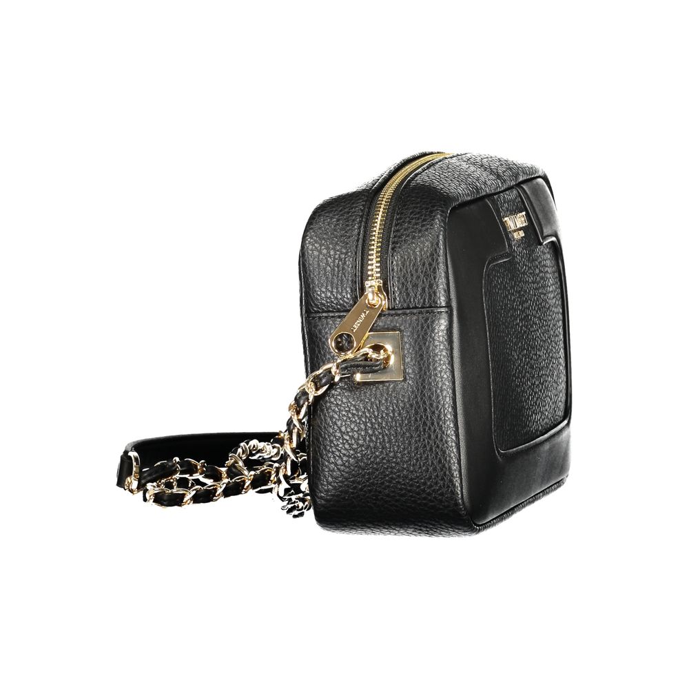 Discover the Twinset Black Polyethylene Handbag, a masterpiece of elegance and functionality, designed for those who appreciate timeless luxury and sophisticated style.