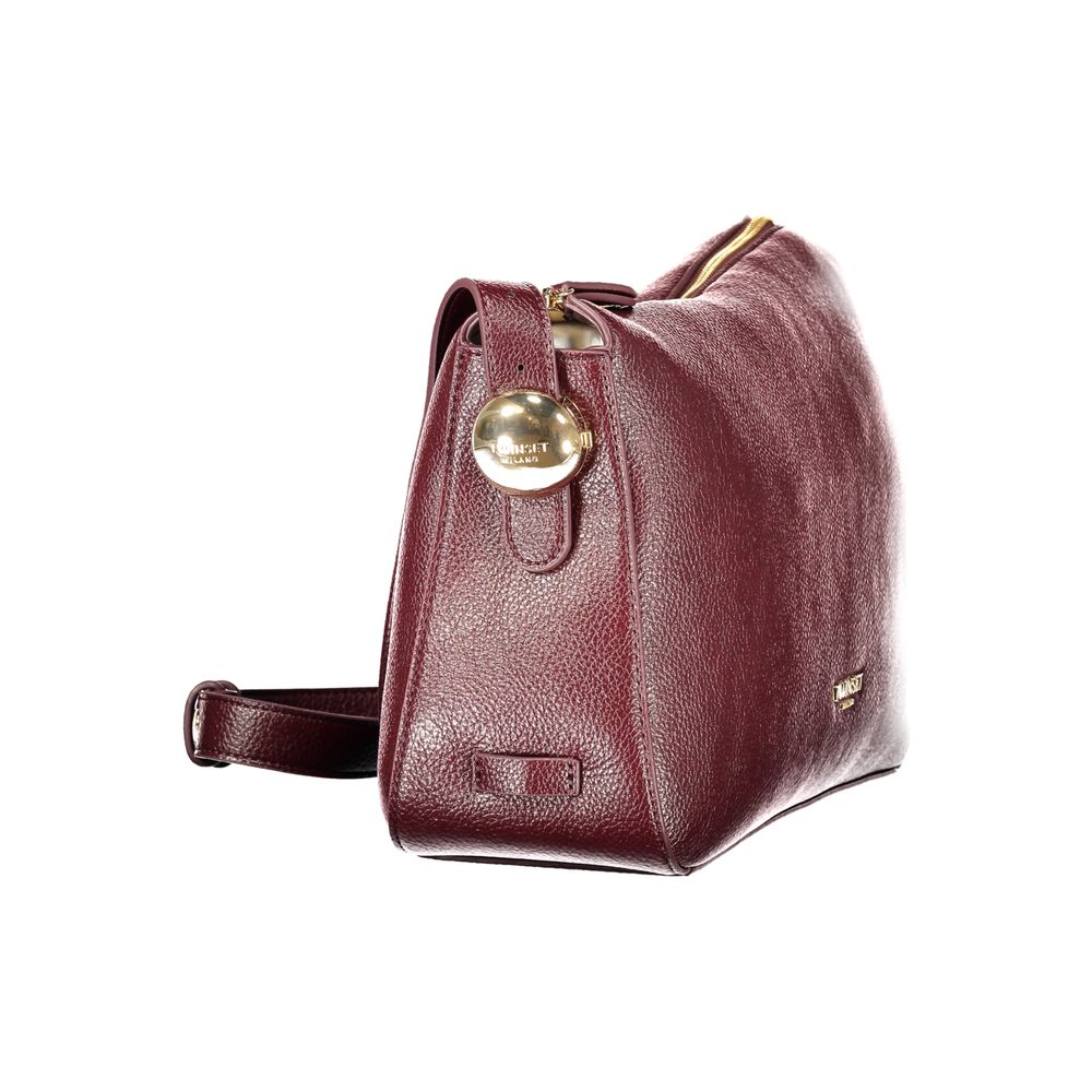 Indulge in the sophistication of the Twinset Red Polyethylene Handbag, a luxurious hobo design that elevates your style with exquisite craftsmanship and timeless elegance.