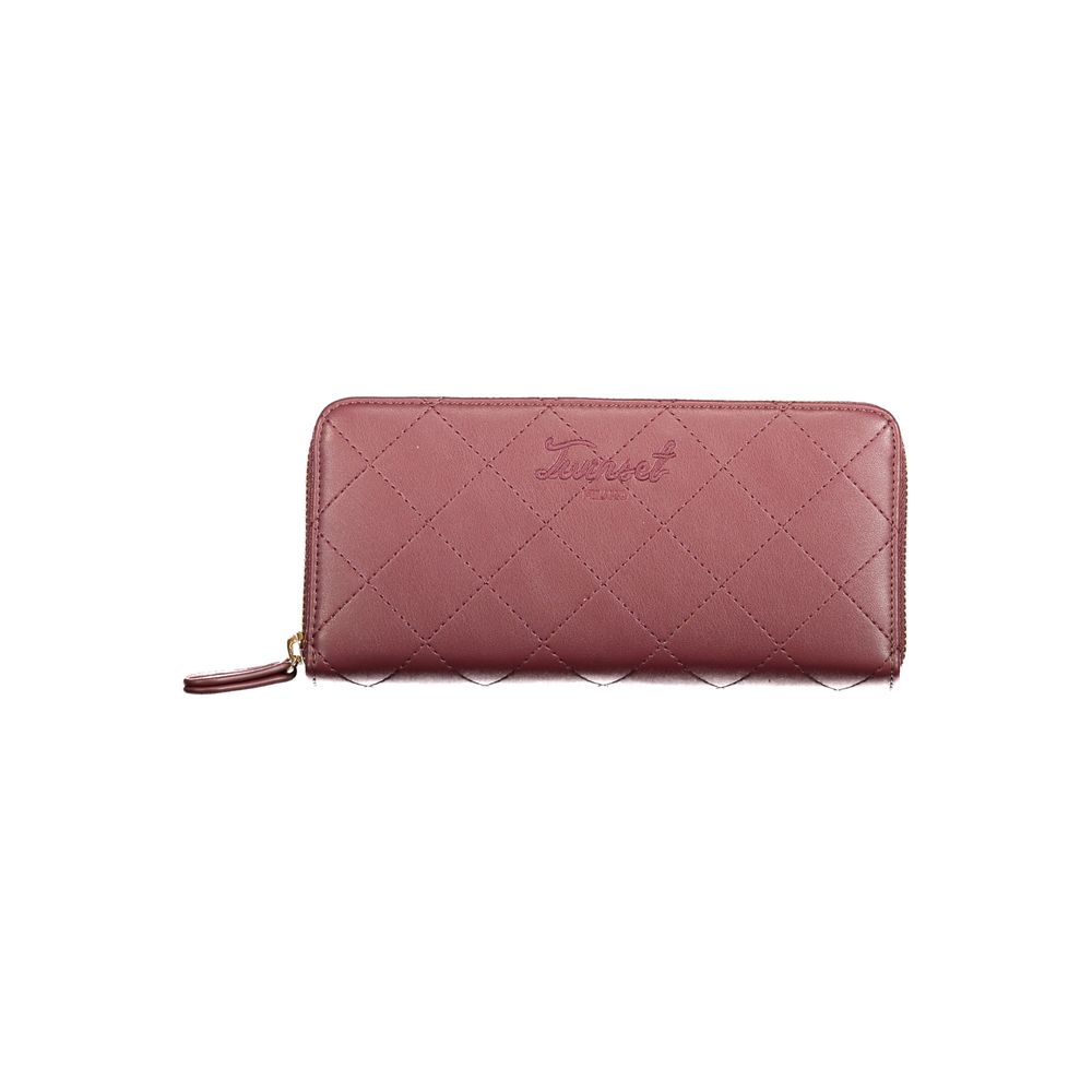 Indulge in the exquisite Twinset Red Polyethylene Wallet, a symbol of luxury and sophistication, featuring masterful design and impeccable craftsmanship for the discerning individual.