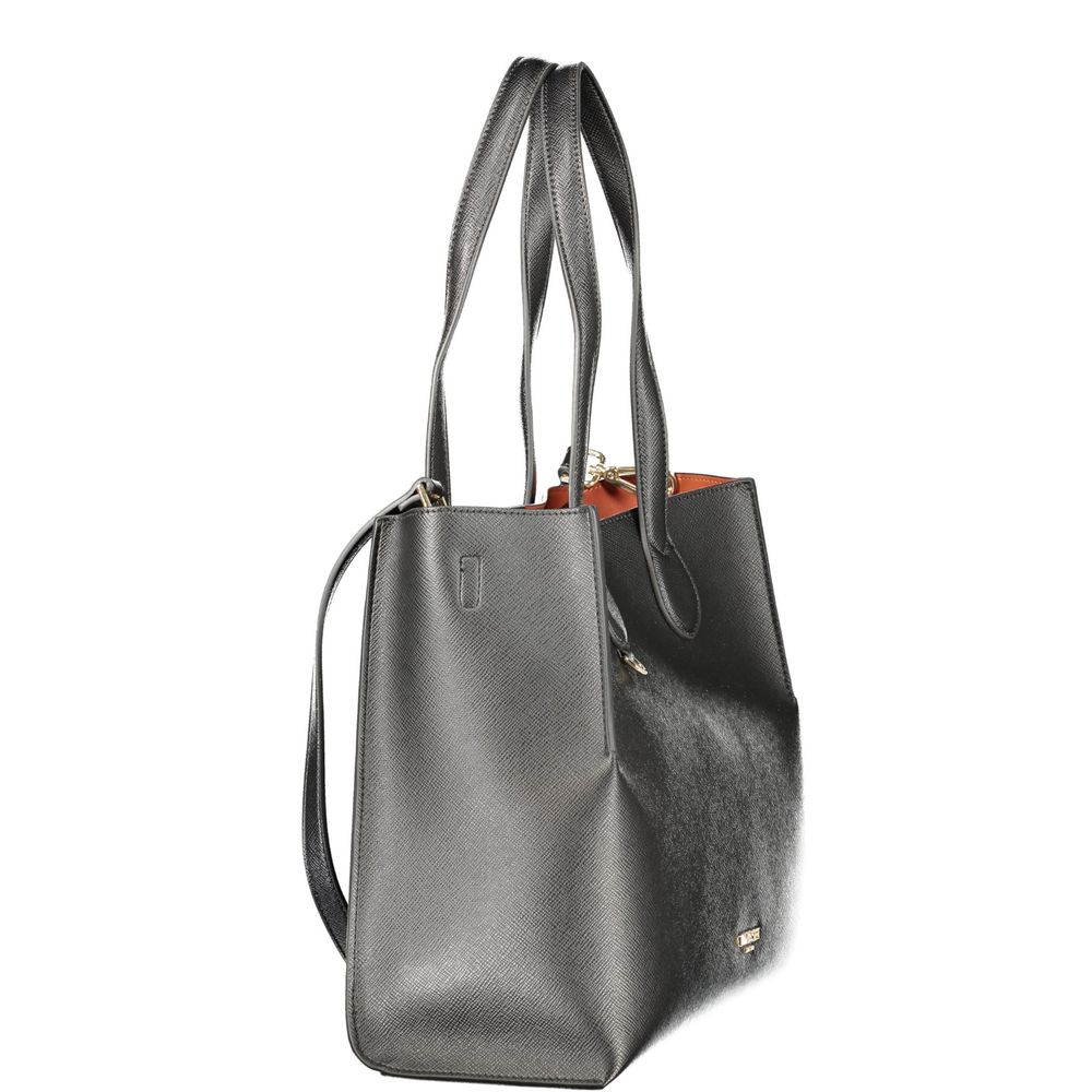 Elevate your style with the Twinset Black Polyethylene Handbag, a symbol of exquisite craftsmanship and timeless elegance, perfect for every discerning individual.