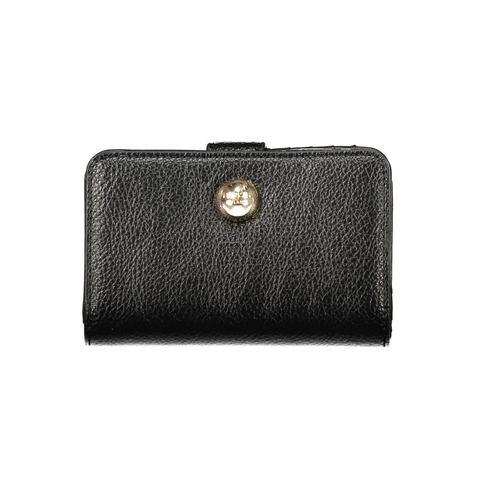 Discover the Twinset Black Polyethylene Wallet, a masterpiece of elegance with luxurious details, designed for those who appreciate refined craftsmanship and timeless style.