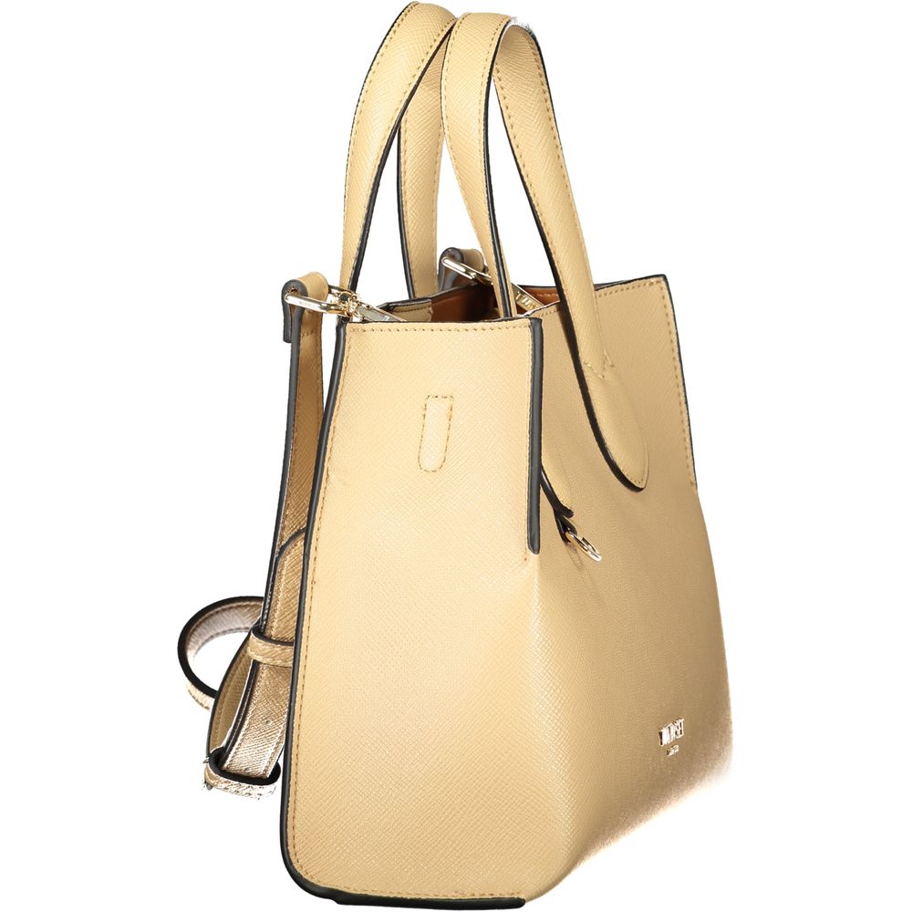 Elevate your style with the Twinset Beige Polyethylene Handbag, a masterpiece of design featuring exquisite craftsmanship and versatile elegance for every occasion.