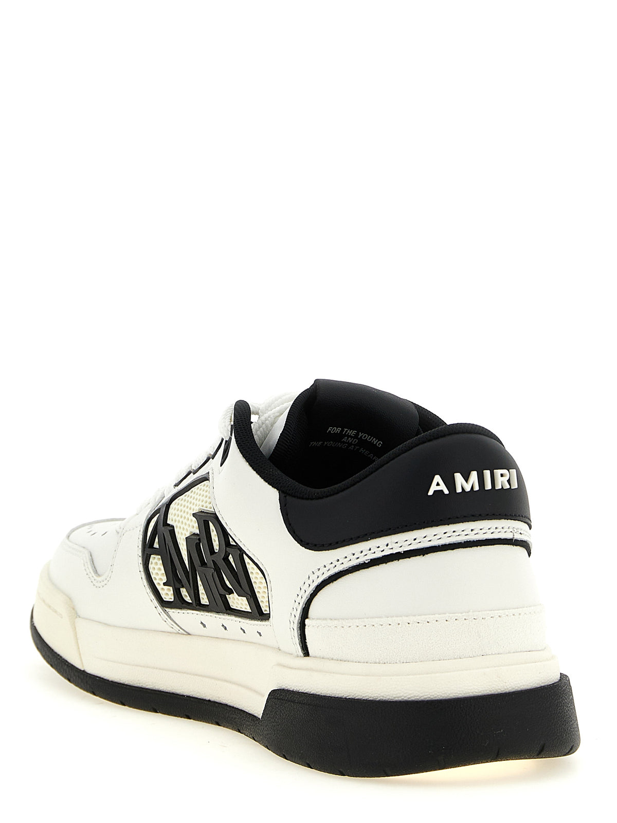 Elevate your urban aesthetic with Amiri Bicolor Calfskin Low Top Sneakers, where fine craftsmanship meets luxurious design, perfect for the discerning individual.