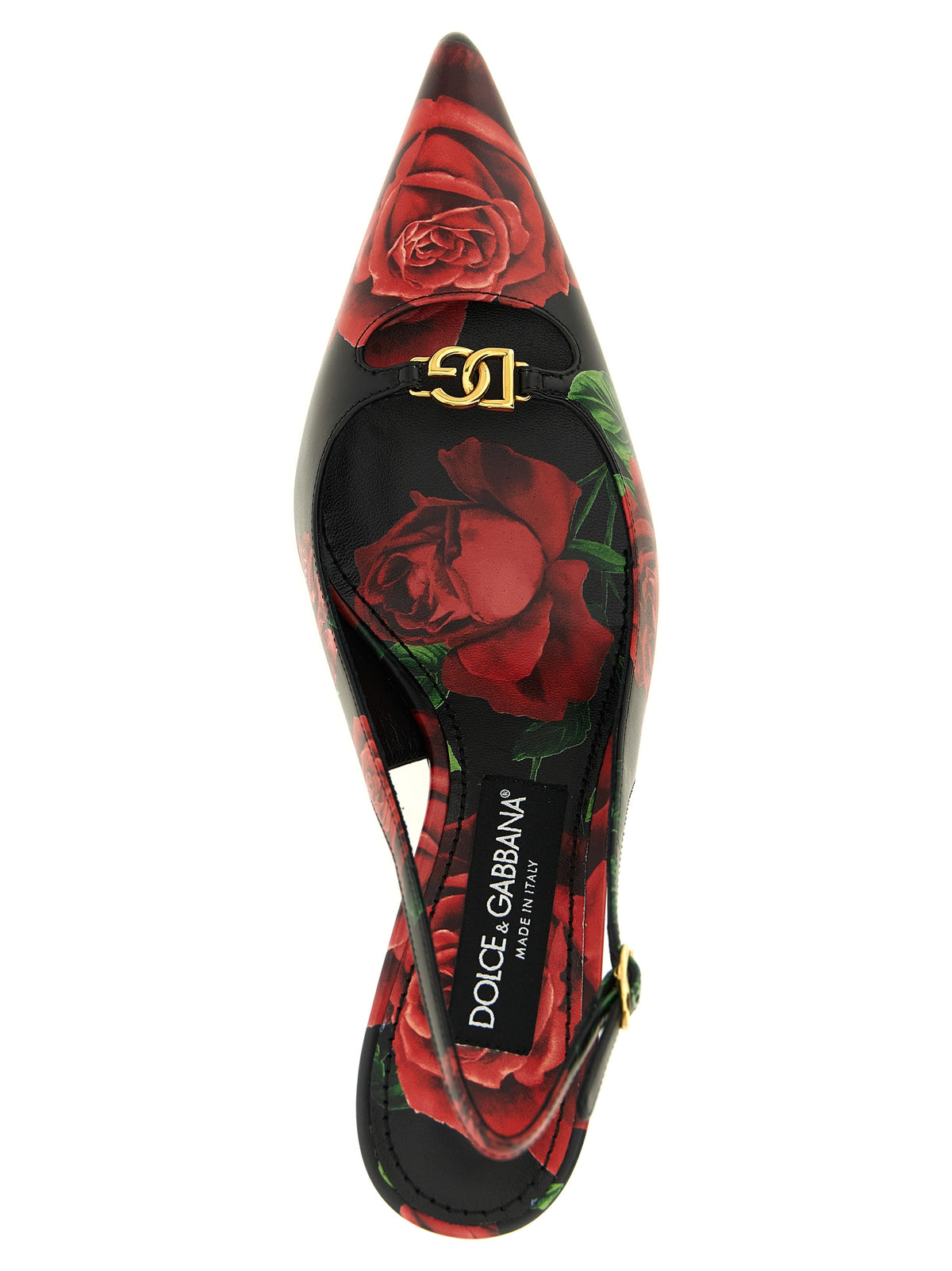 Step into a world of elegance with Dolce & Gabbana's multicolor calfskin mid heel pumps, where exquisite craftsmanship meets bold artistry, perfect for the discerning fashion connoisseur.