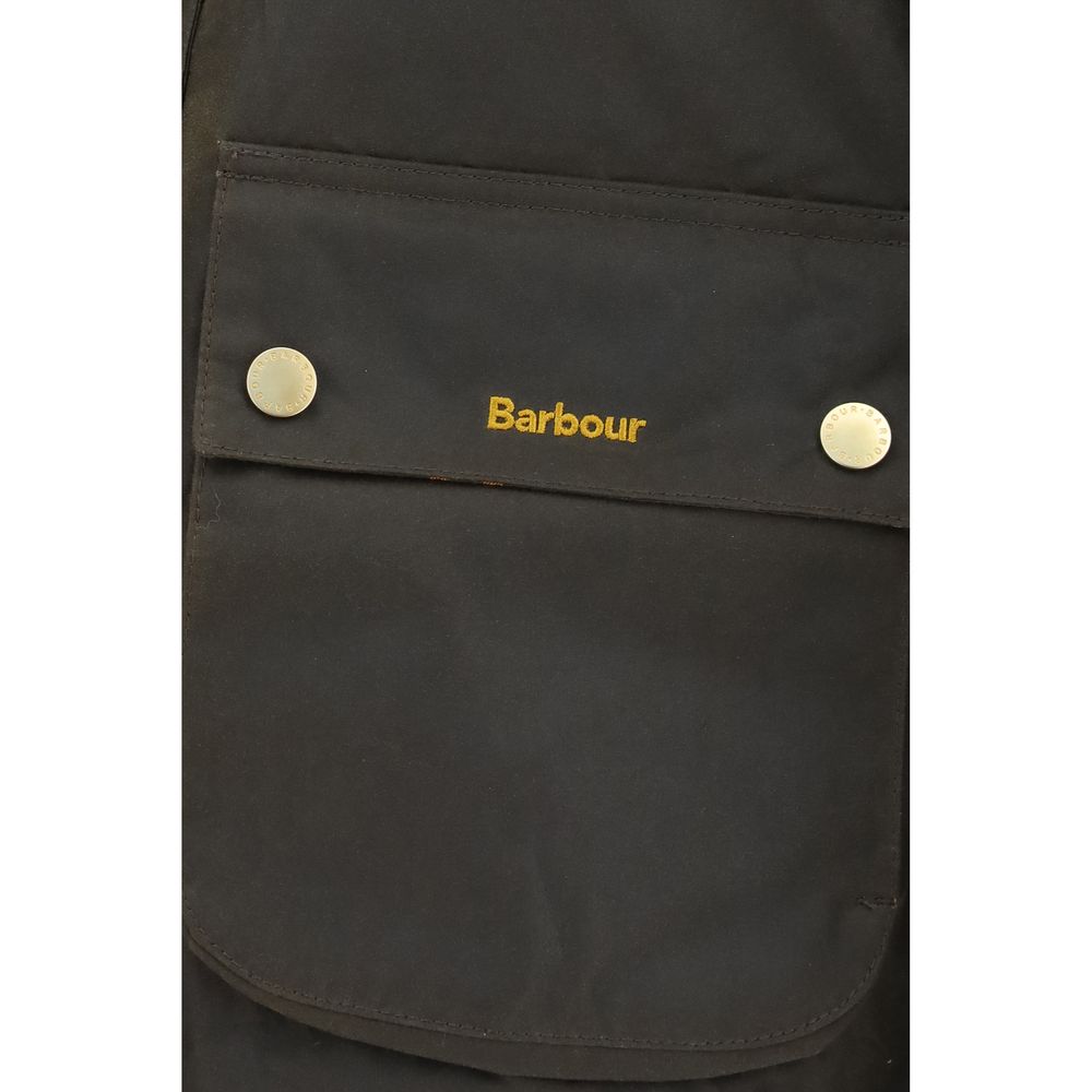 Barbour Bicolor Cotton Full-Length Jacket - Timeless Luxury Outerwear