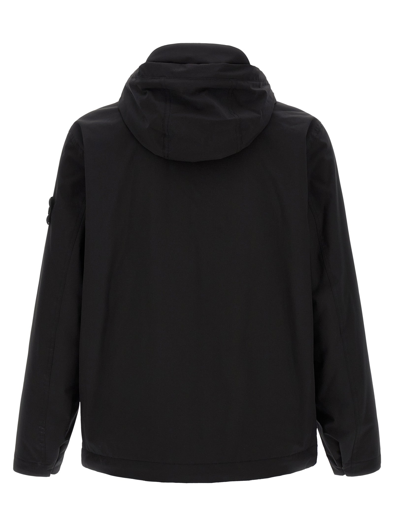 Stone Island Black Shell Jacket - Timeless Luxury Outerwear
