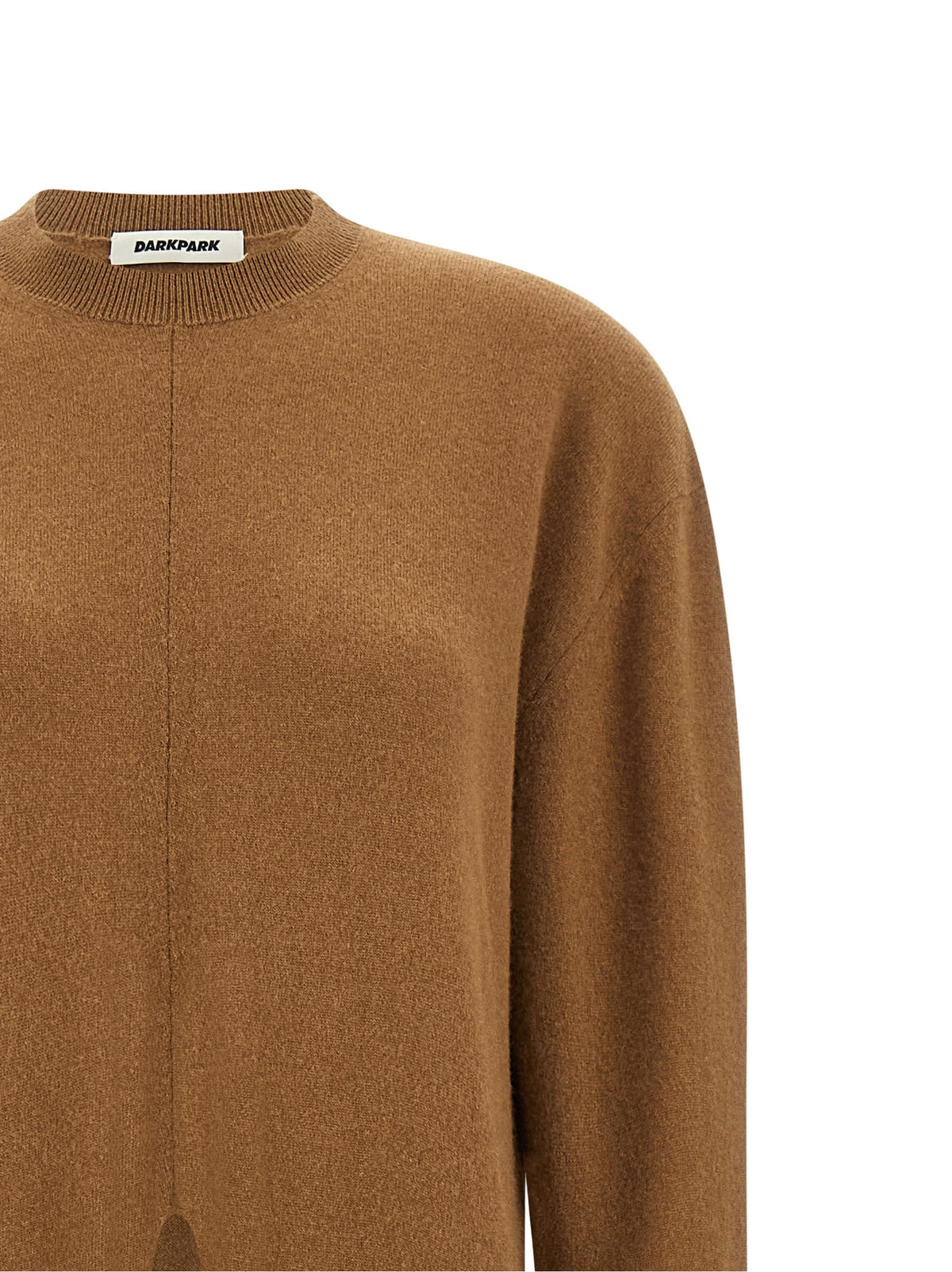 Experience the allure of the Darkpark Beige Merino Wool Cardigan, a luxurious blend of merino wool and cashmere, crafted in Italy for timeless elegance and effortless sophistication.