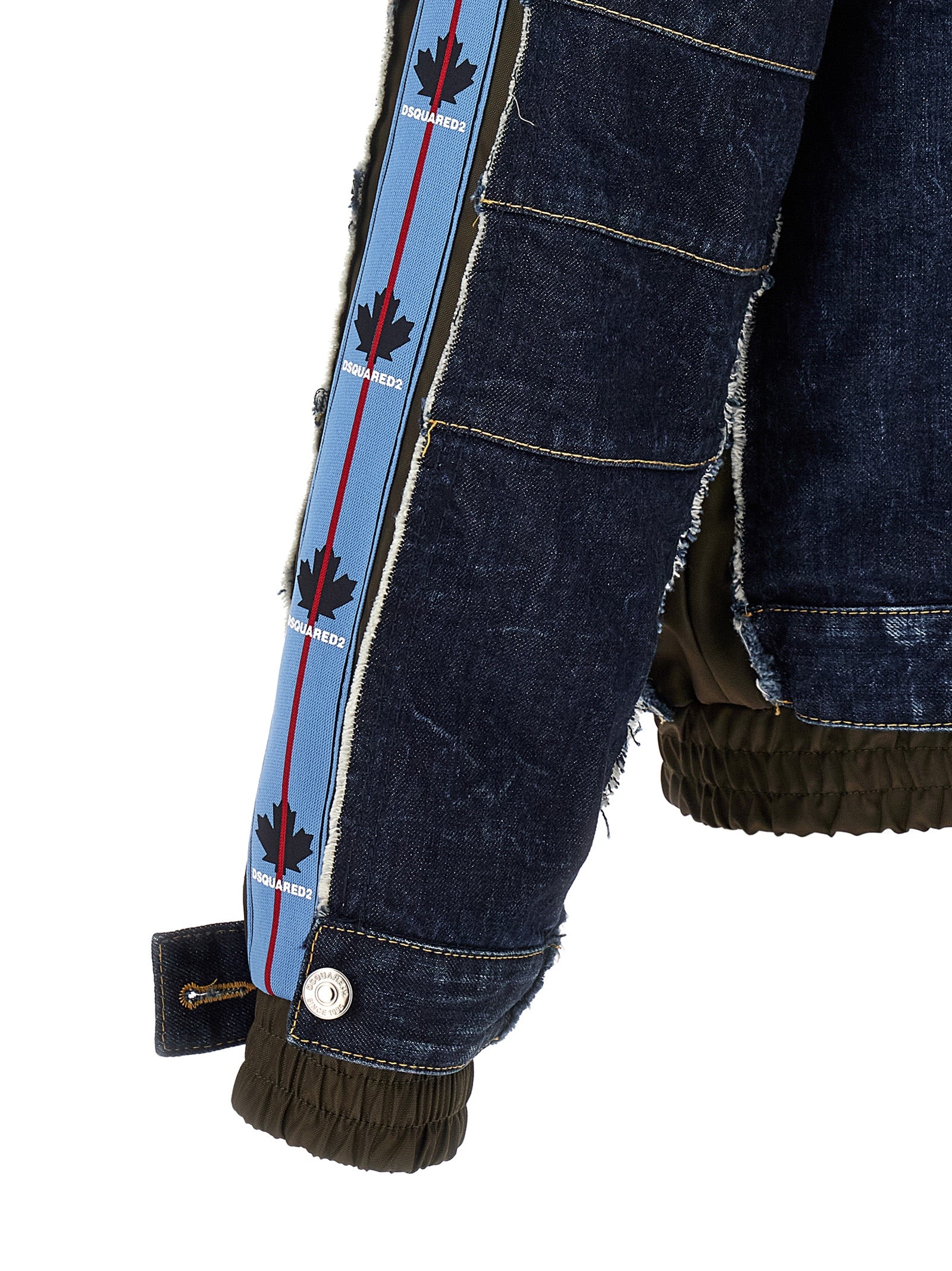 Dsquared² Blue Cotton Denim Jacket - Avant-Garde Luxury Outerwear