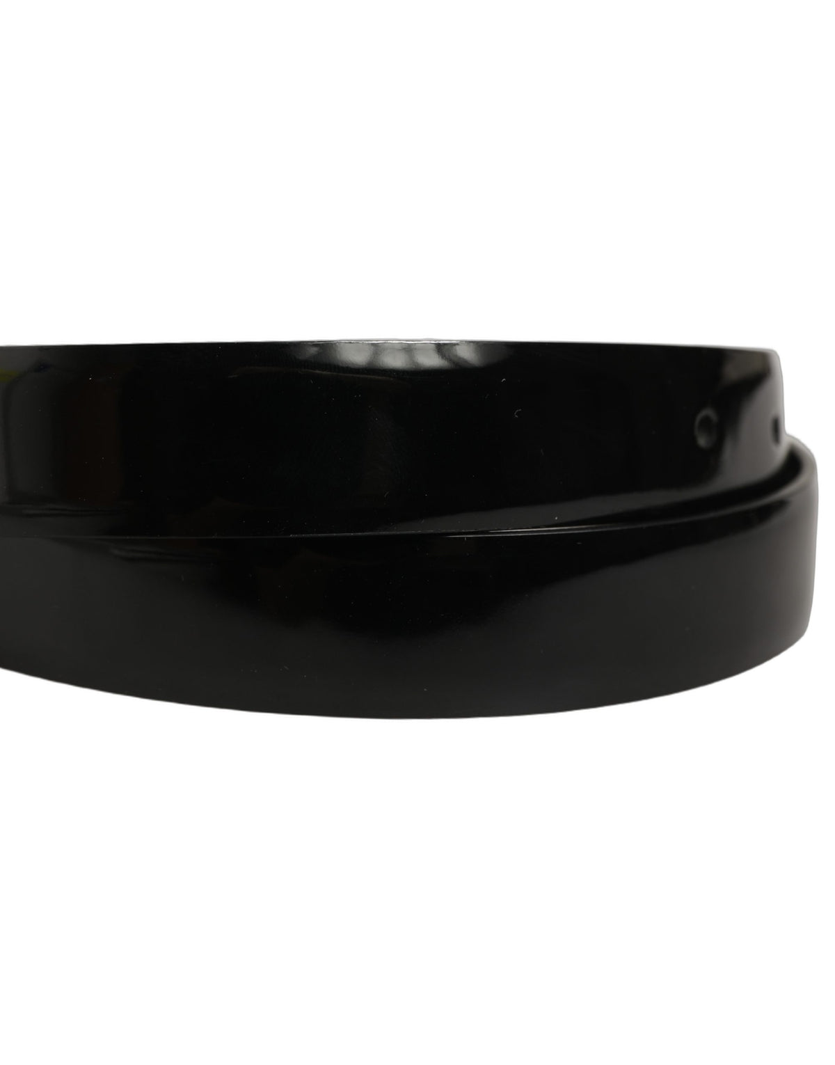 Dolce & Gabbana Black Leather Belt with Gold Buckle - Luxury Accessory