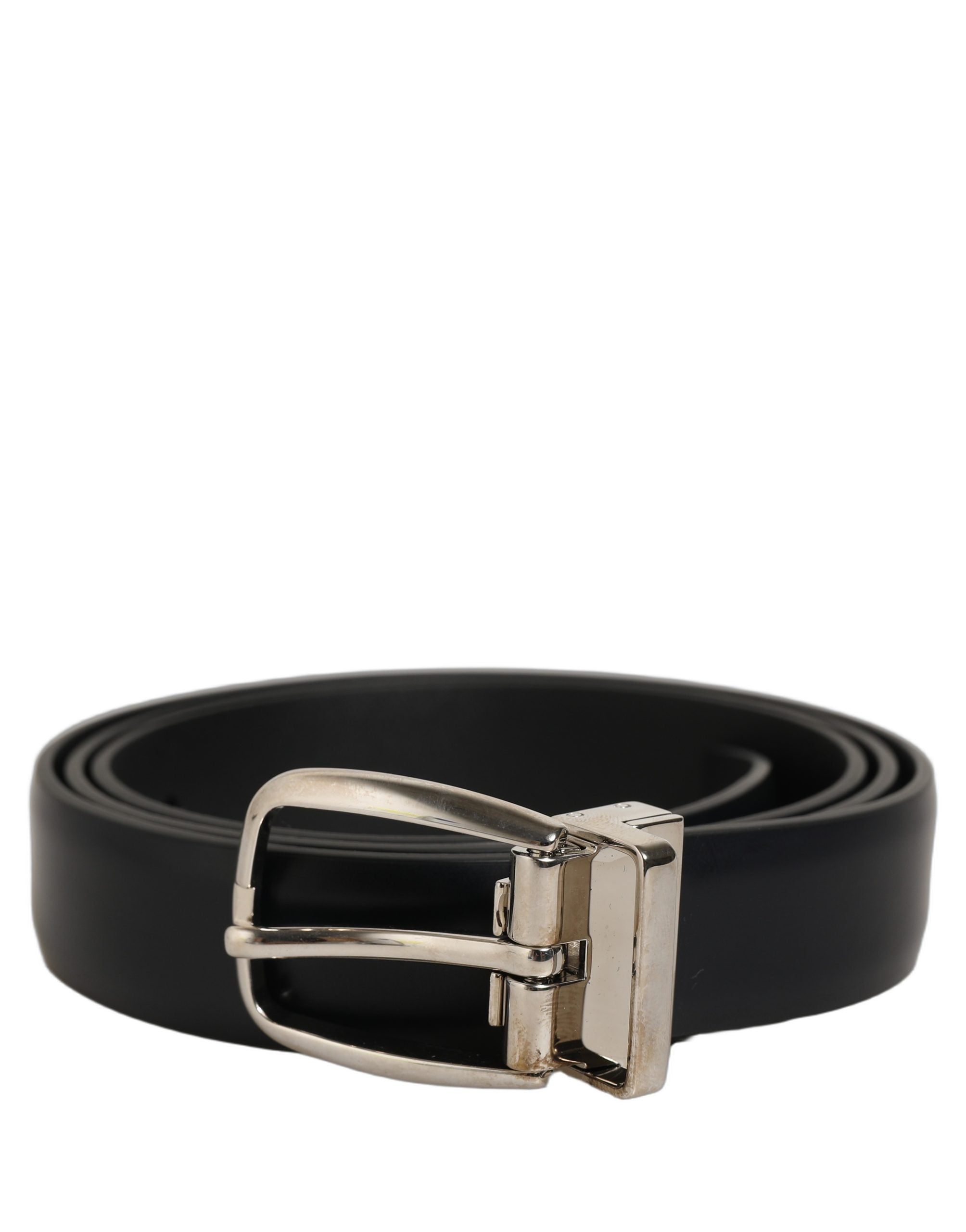 Dolce & Gabbana Blue Calf Leather Belt - Timeless Luxury Accessory