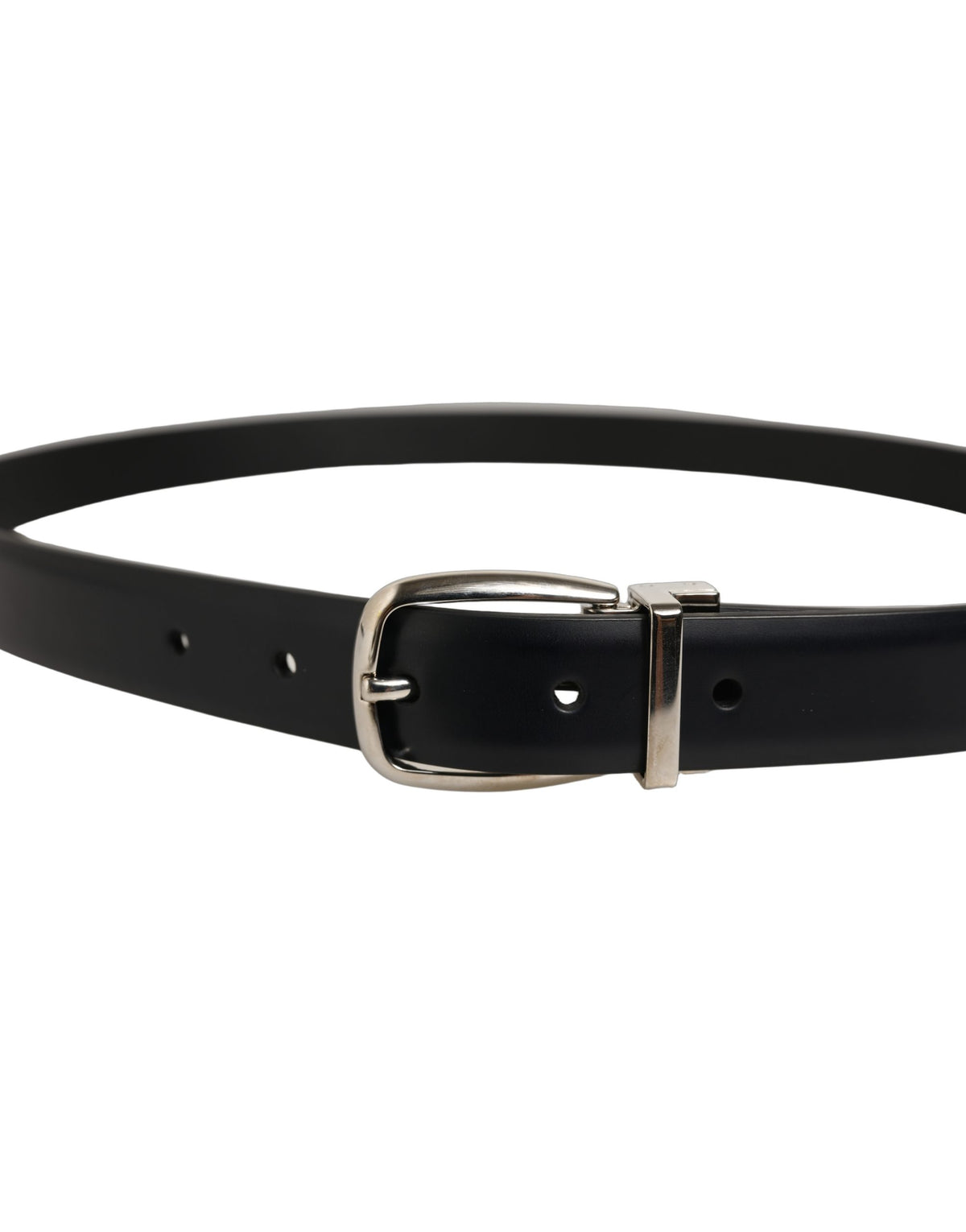 Dolce & Gabbana Blue Calf Leather Belt - Timeless Luxury Accessory
