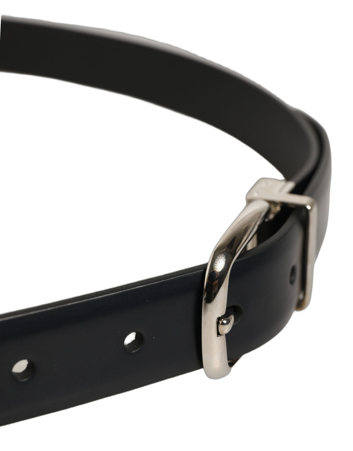 Dolce & Gabbana Blue Calf Leather Belt - Timeless Luxury Accessory