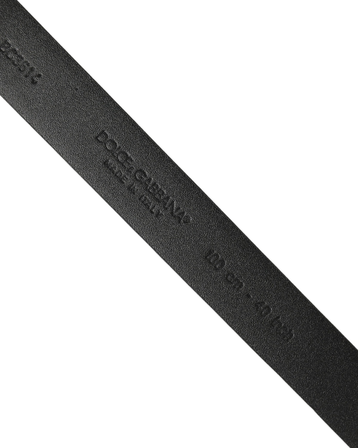Dolce & Gabbana Blue Calf Leather Belt - Timeless Luxury Accessory
