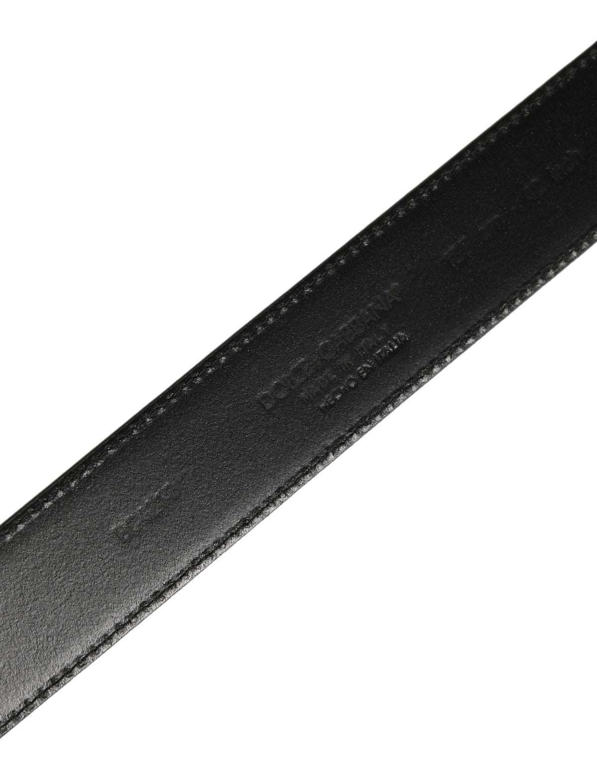 Dolce & Gabbana Black Patent Leather Belt - Timeless Luxury Accessory
