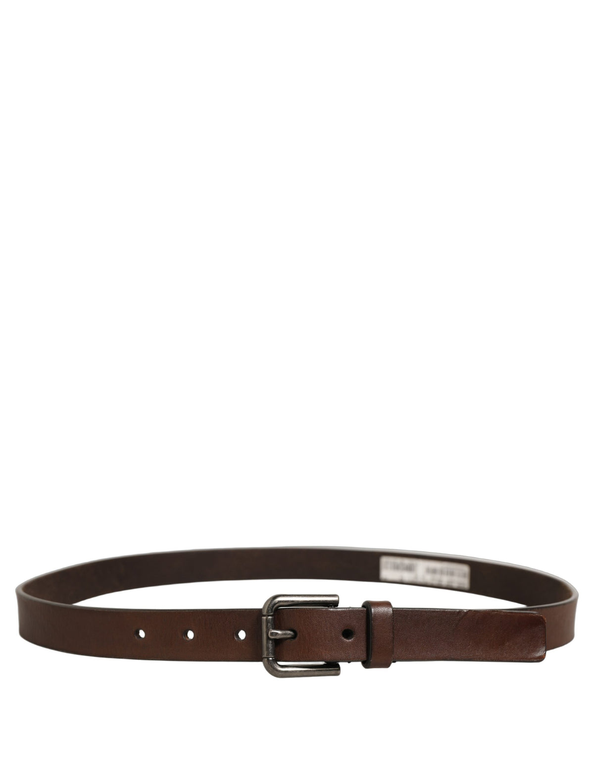 Dolce & Gabbana Brown Leather Belt - Timeless Luxury Accessory