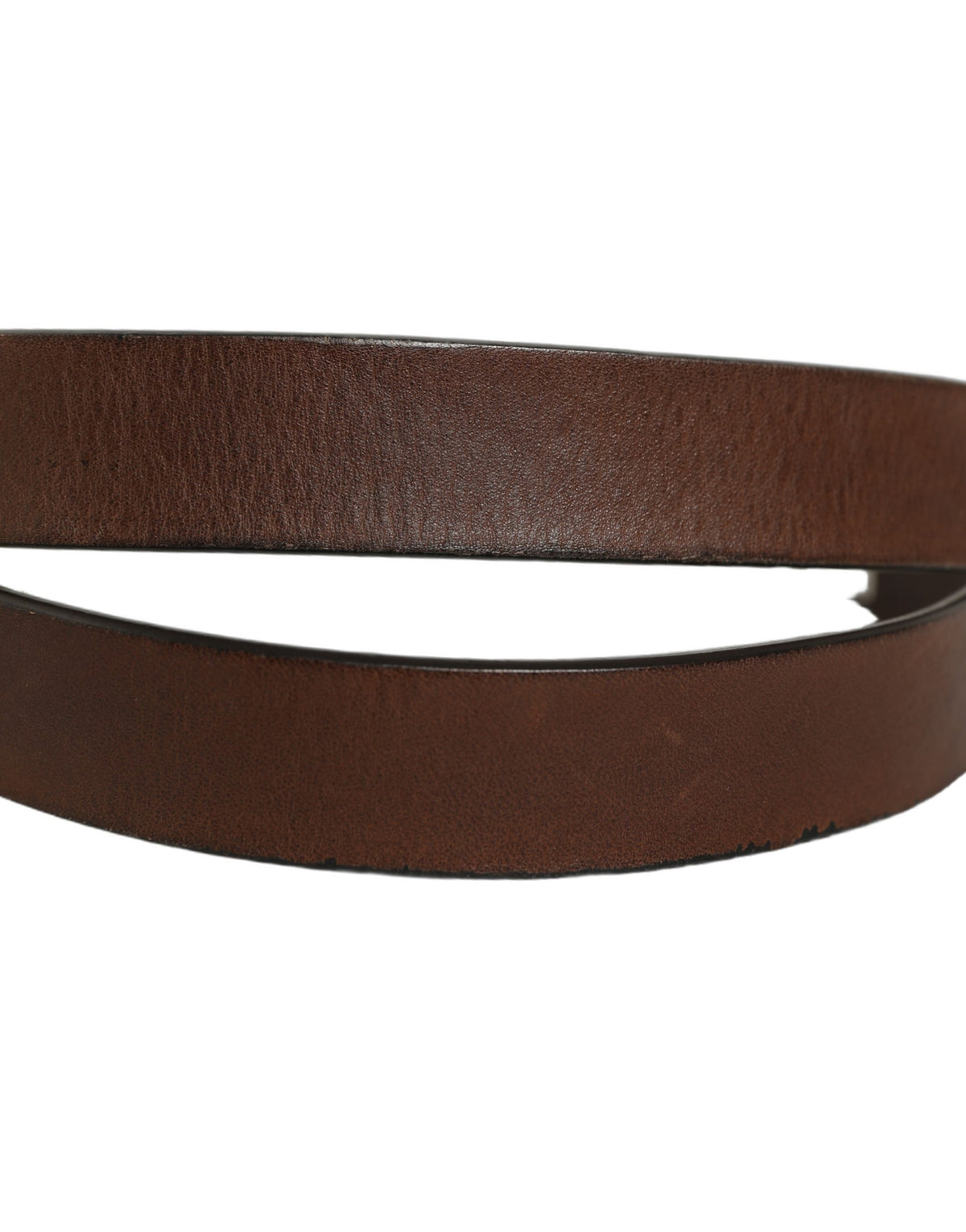 Dolce & Gabbana Brown Leather Belt - Timeless Luxury Accessory