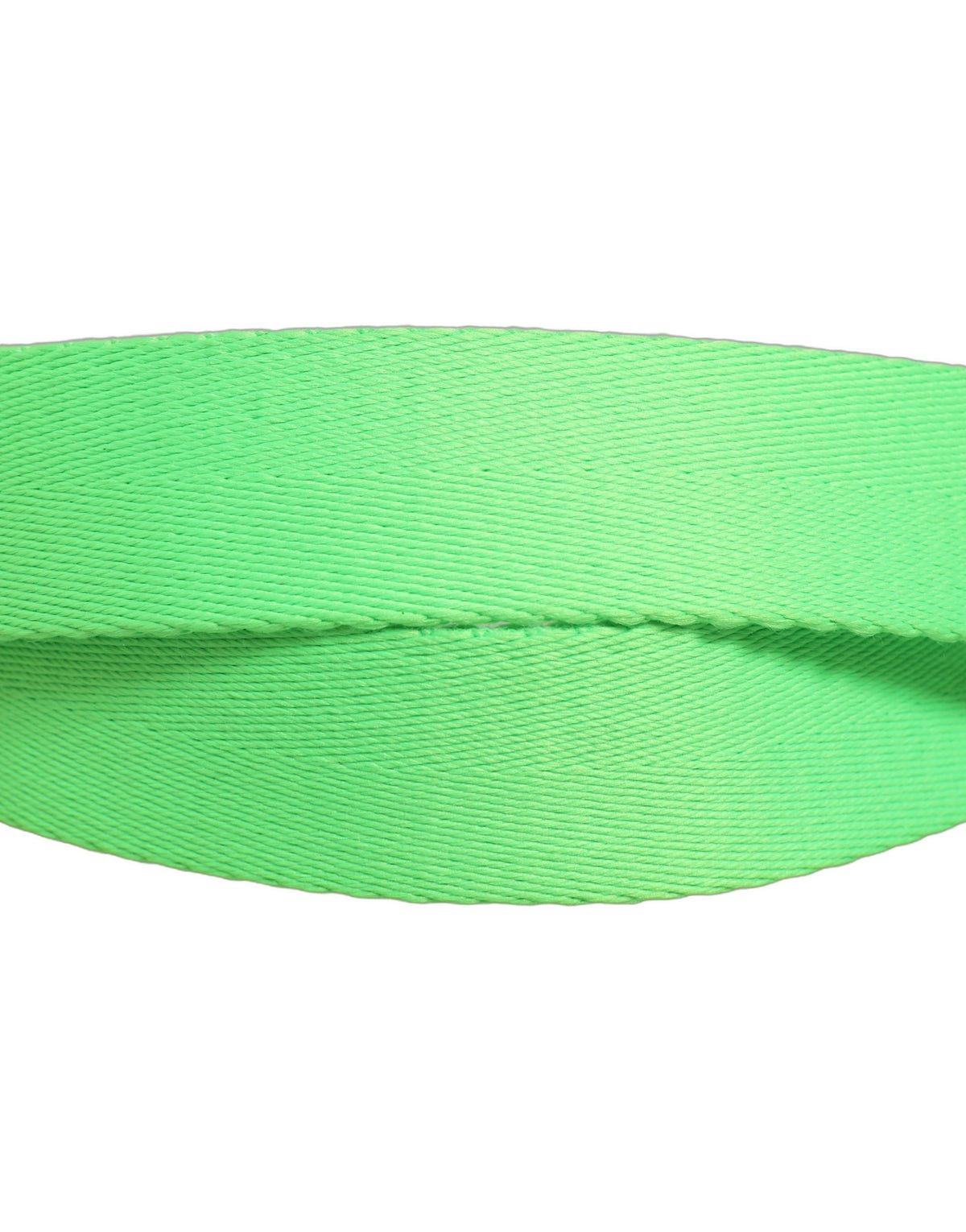 Dolce & Gabbana Neon Green Canvas Belt - Exquisite Luxury Accessory
