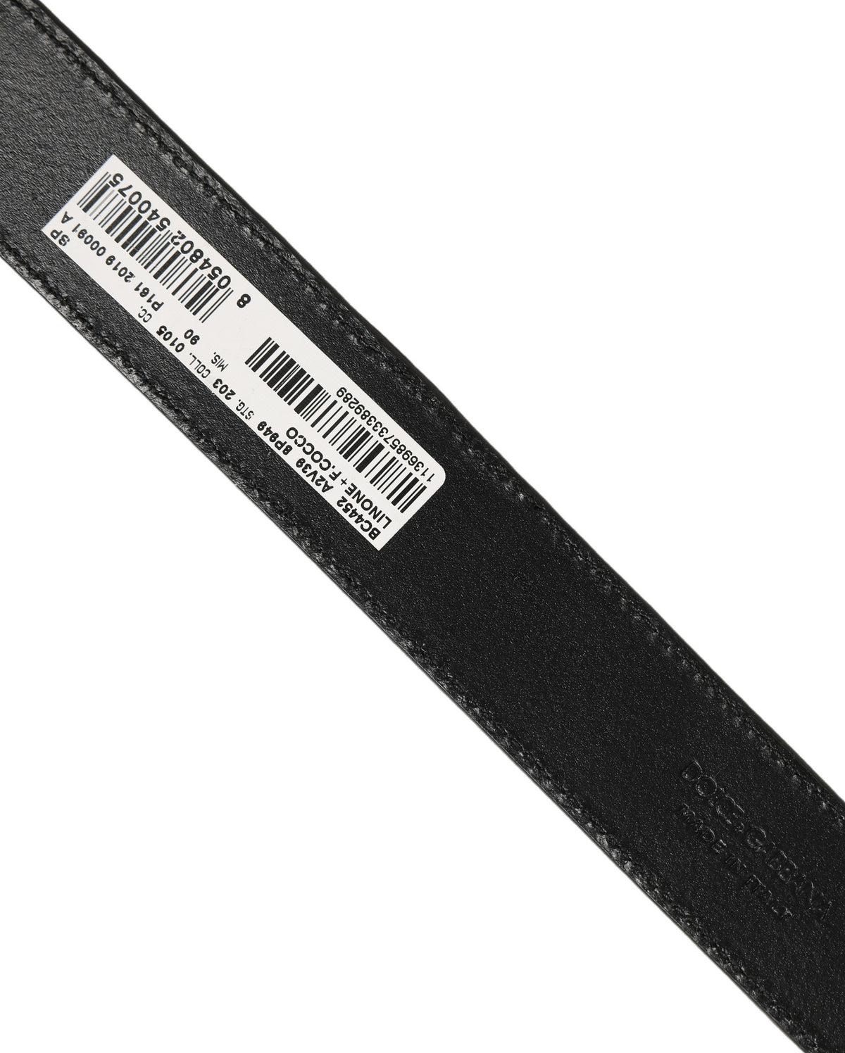 Dolce & Gabbana Woven Leather Belt - Timeless Luxury Accessory