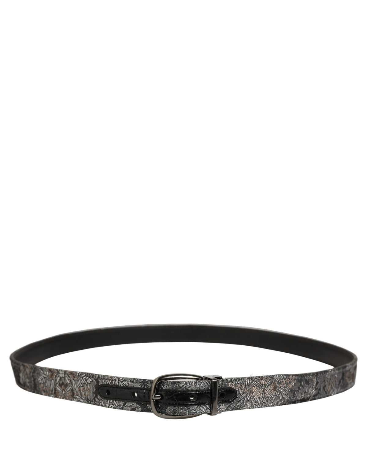 Dolce & Gabbana Floral Jacquard Belt - Timeless Luxury Accessory