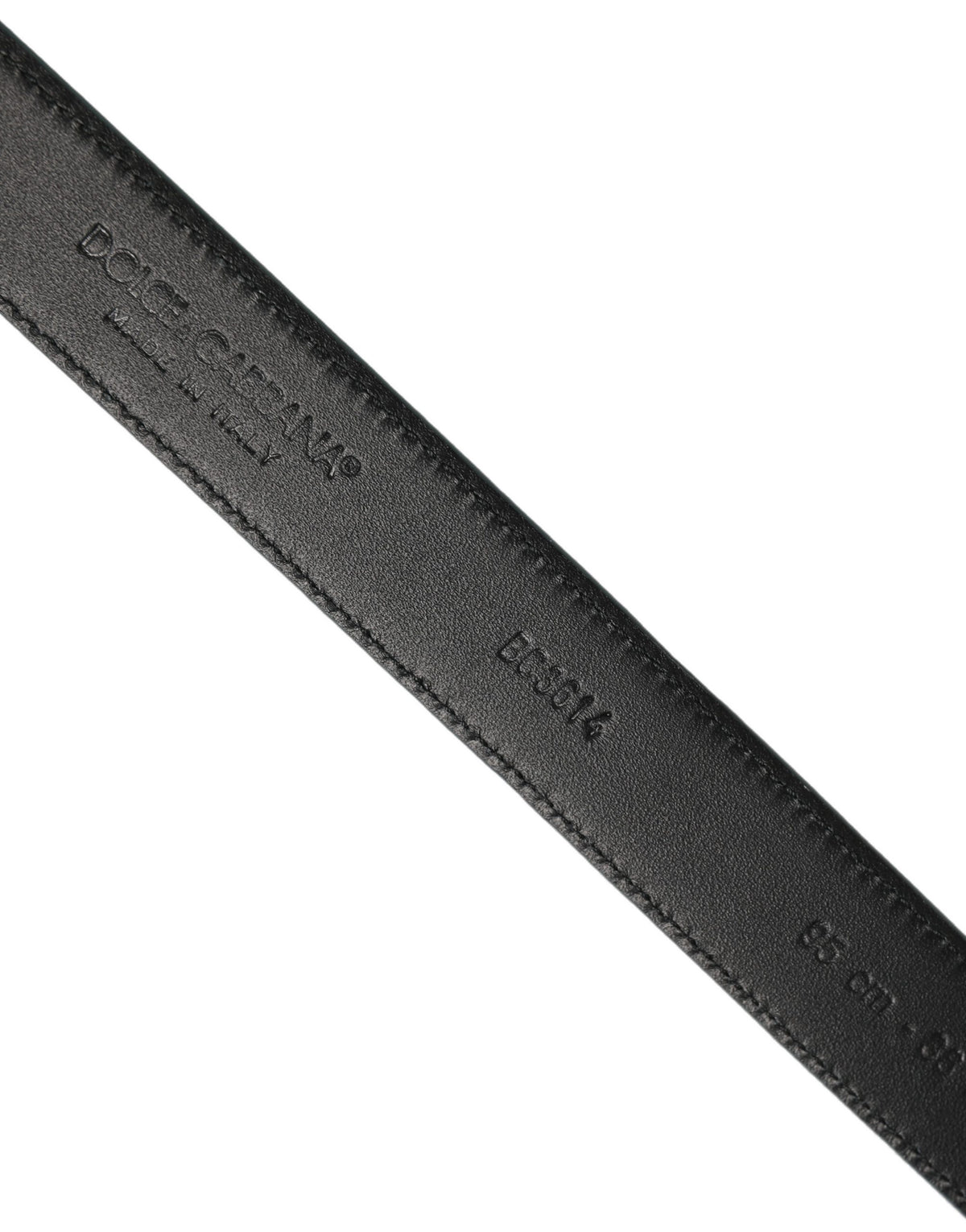 Dolce & Gabbana Blue Suede Belt with Gold Tone Buckle