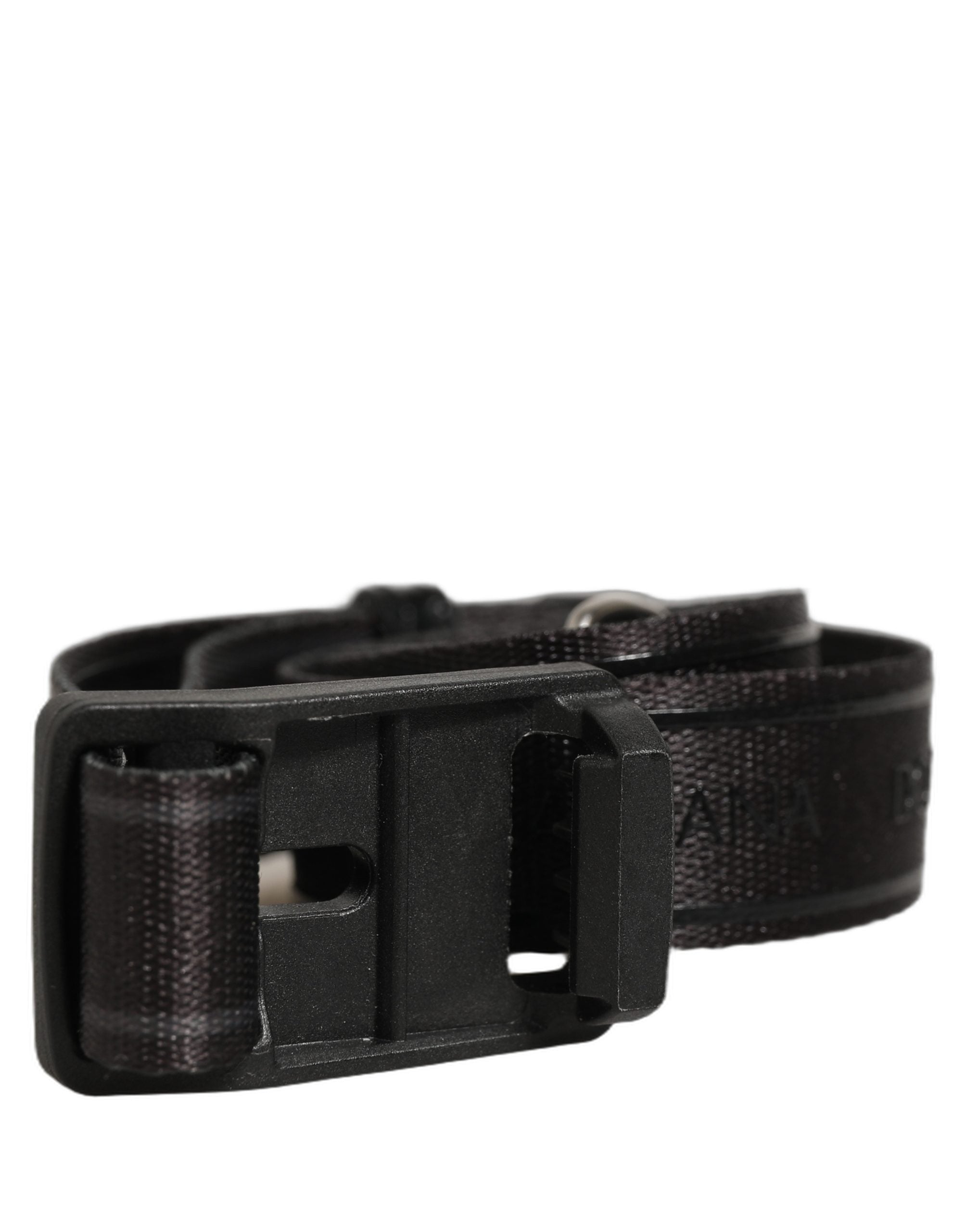 Dolce & Gabbana Black Nylon Webbing Belt - Timeless Luxury Accessory