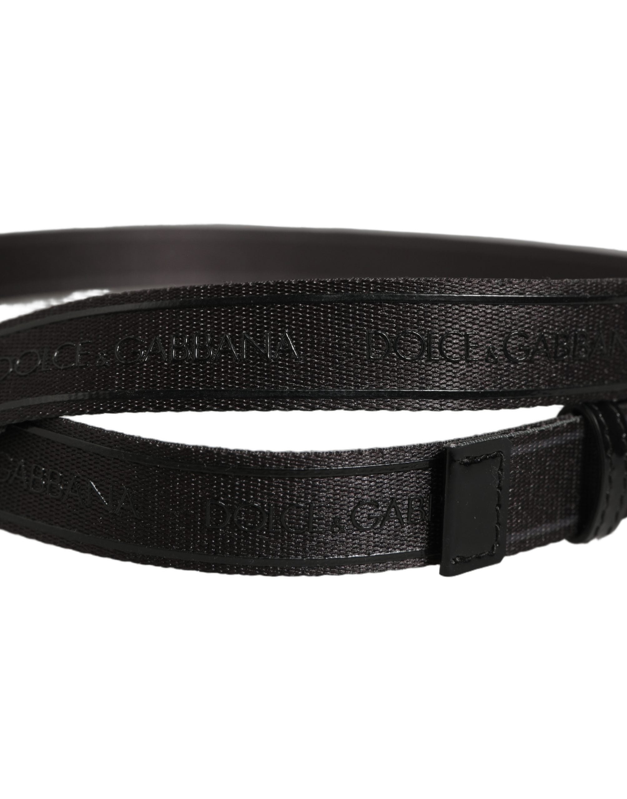 Dolce & Gabbana Black Nylon Webbing Belt - Luxury Accessory
