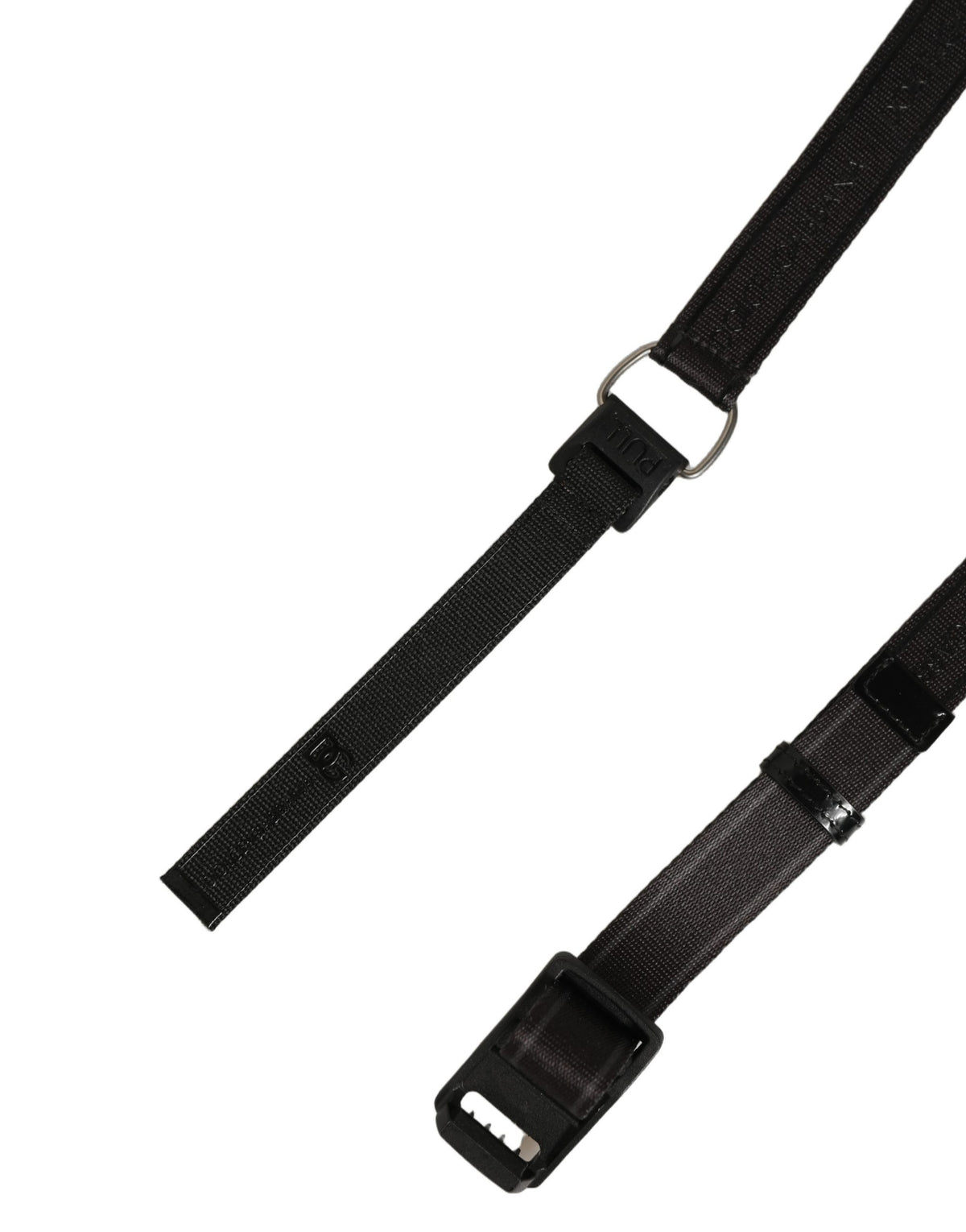Dolce & Gabbana Black Nylon Webbing Belt - Elevate Your Style
