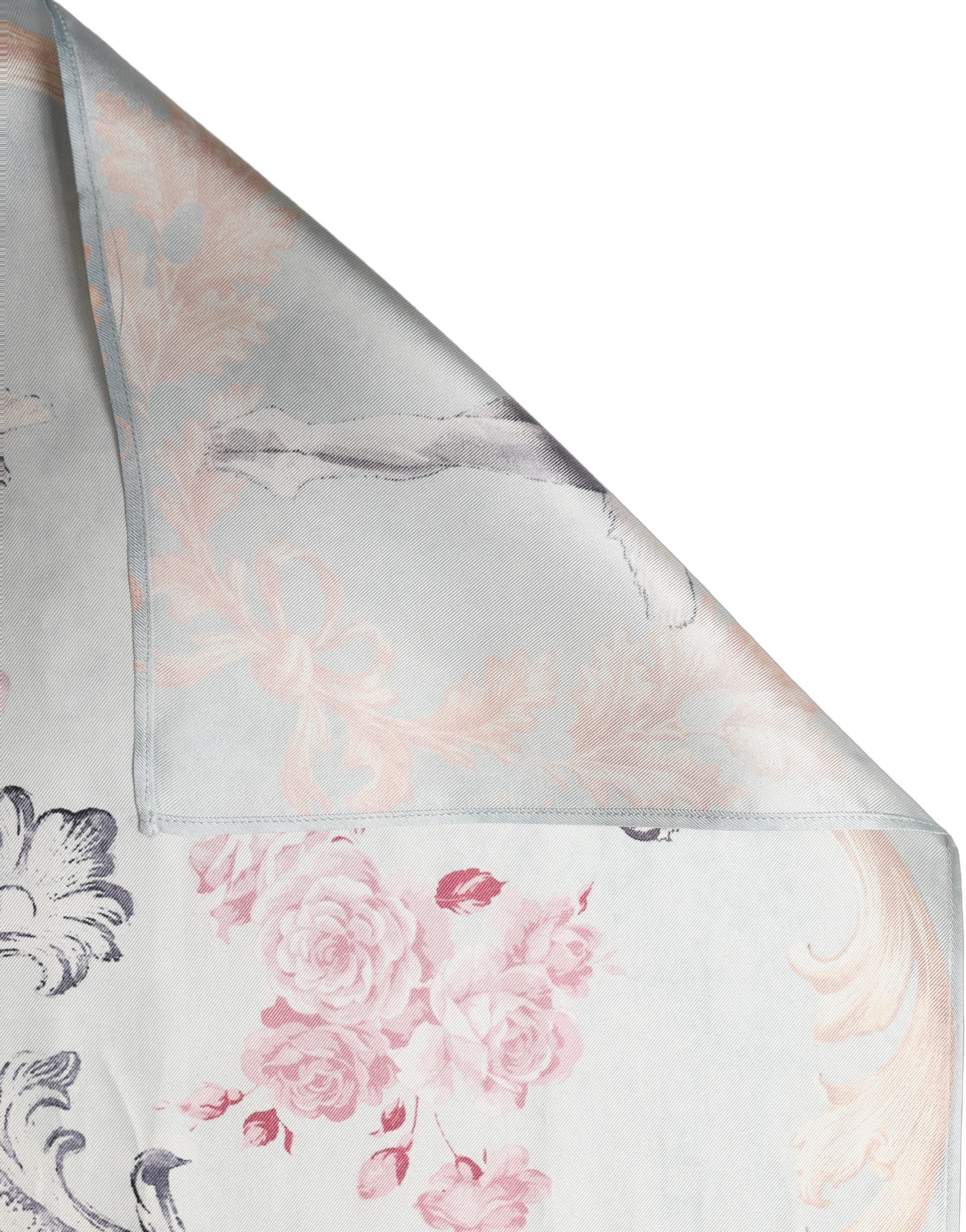 Dolce & Gabbana Multicolor Ballerina Floral Silk Foulard