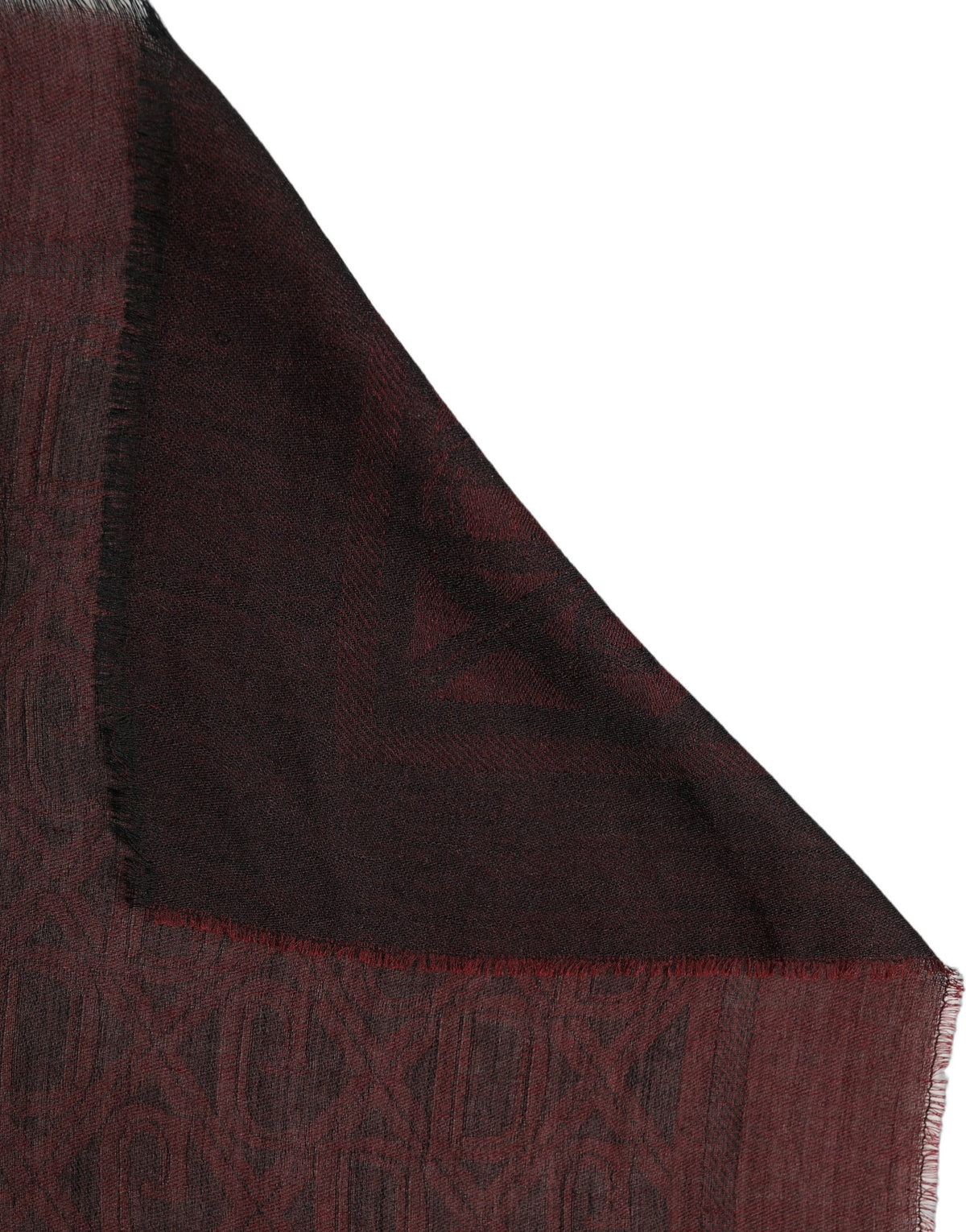Dolce & Gabbana Dark Red Lace Stole Scarf - Exquisite Luxury