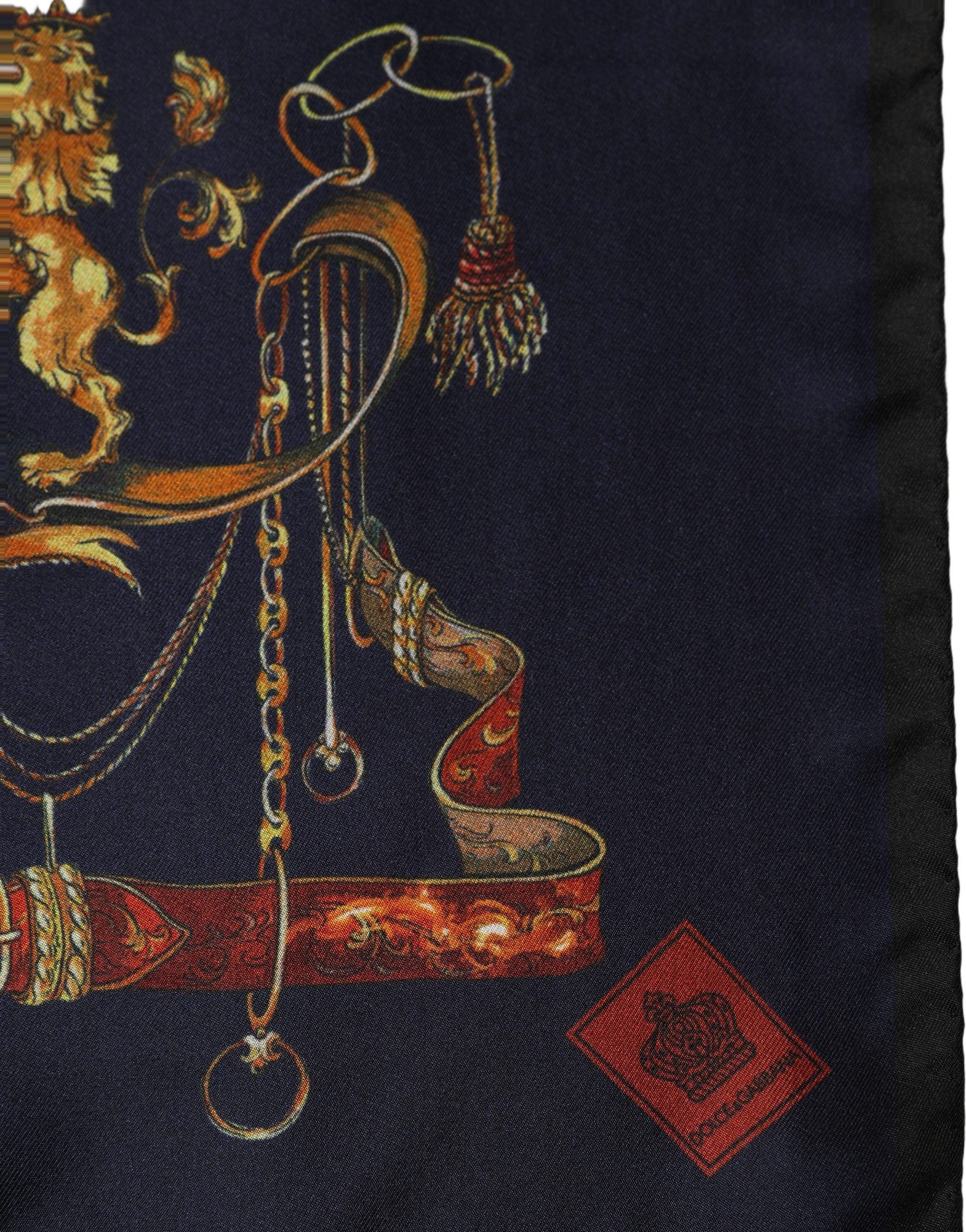 Dolce & Gabbana Heraldic Silk Scarf - Exquisite Luxury Accessory